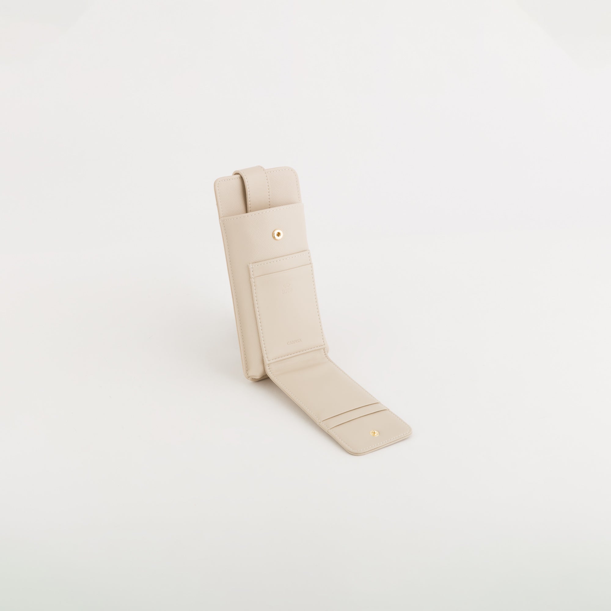 Women's cell phone case - Loto v2 wallet Cream