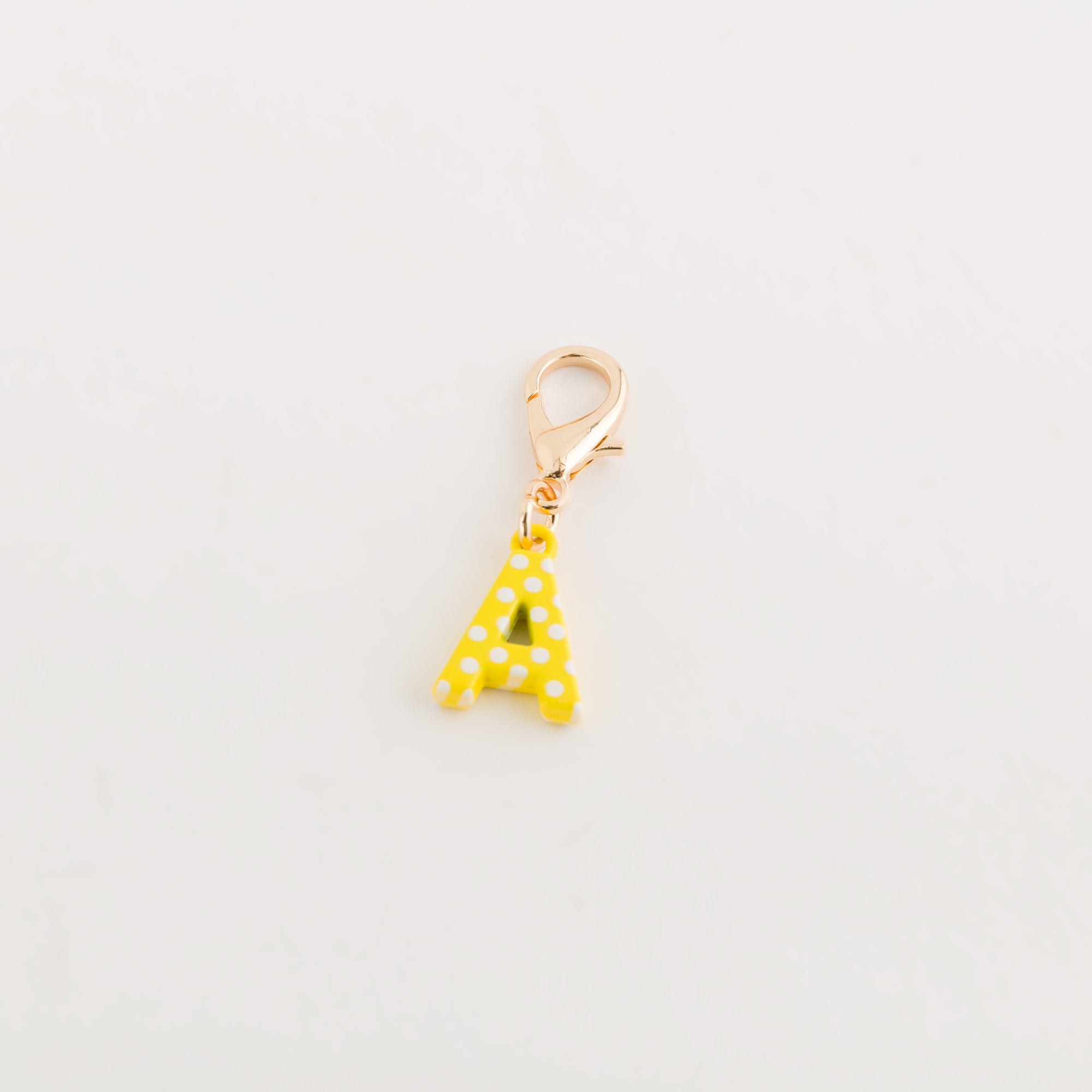 Women's Charm - Poa letters Lemon yellow