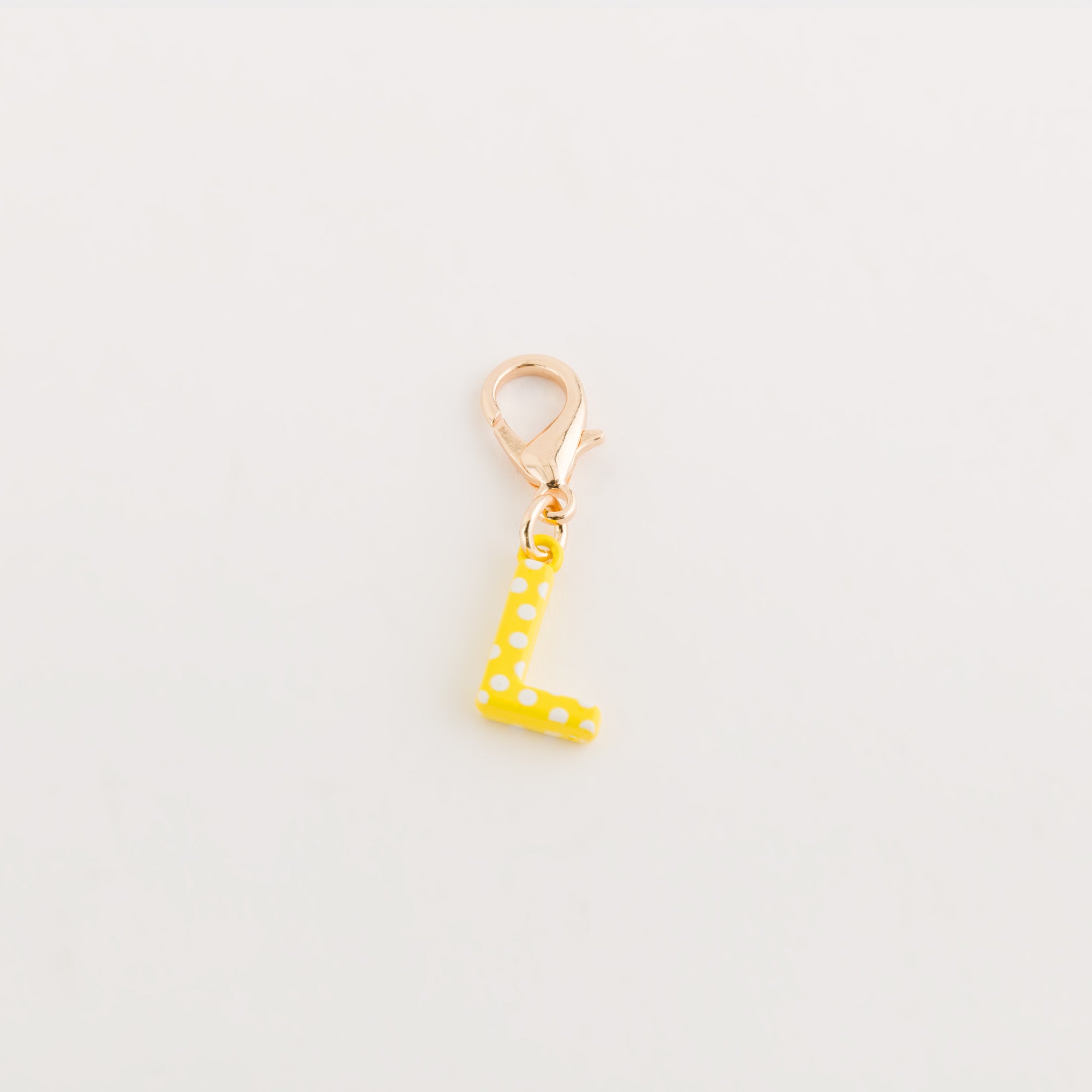 Women's Charm - Poa letters Lemon yellow