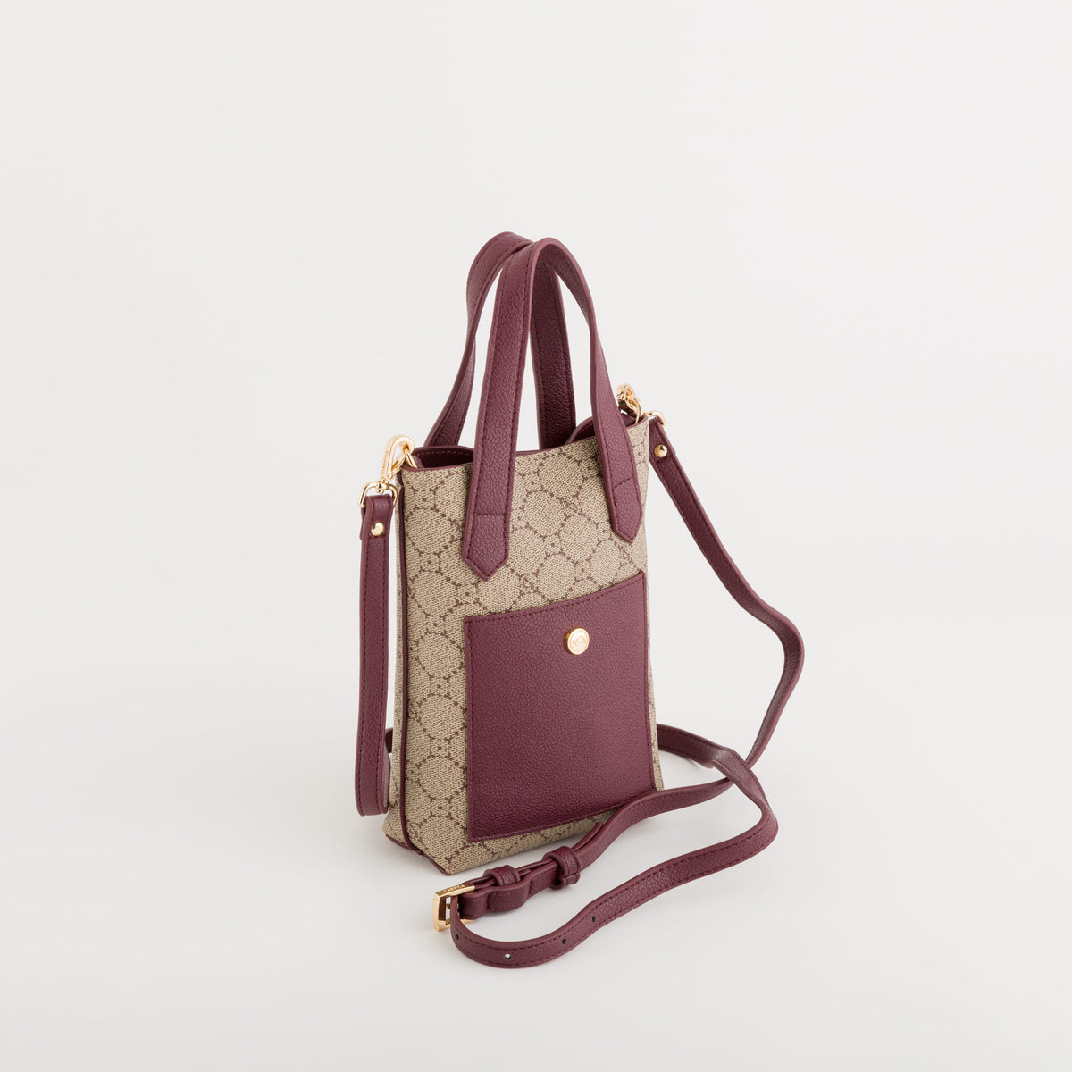 Portacellulare Donna - Diana fall wallet Tortora/Vino