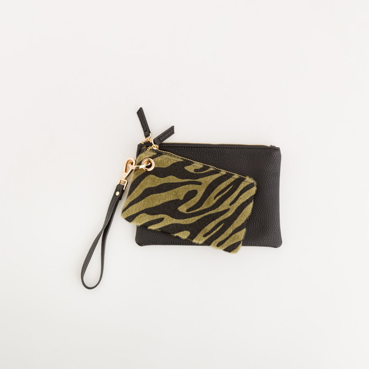 Set pochette - Emily set pochette Schwarz/Olive