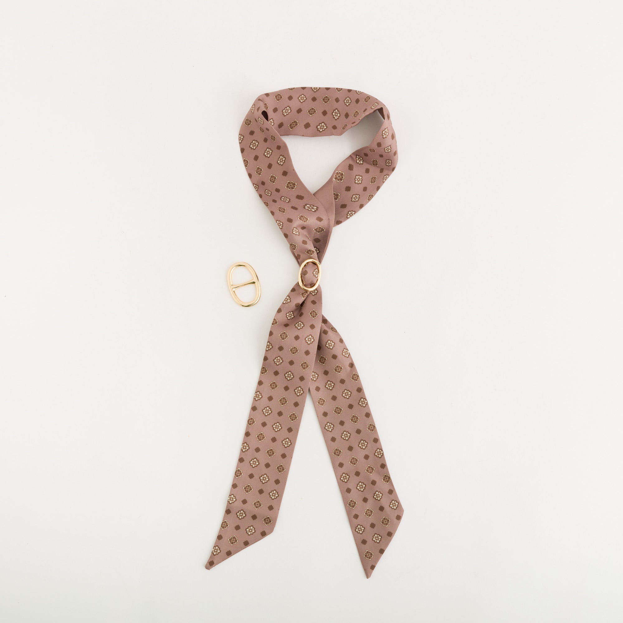 Anello ferma foulard - Foulard accessories Oro Chiaro