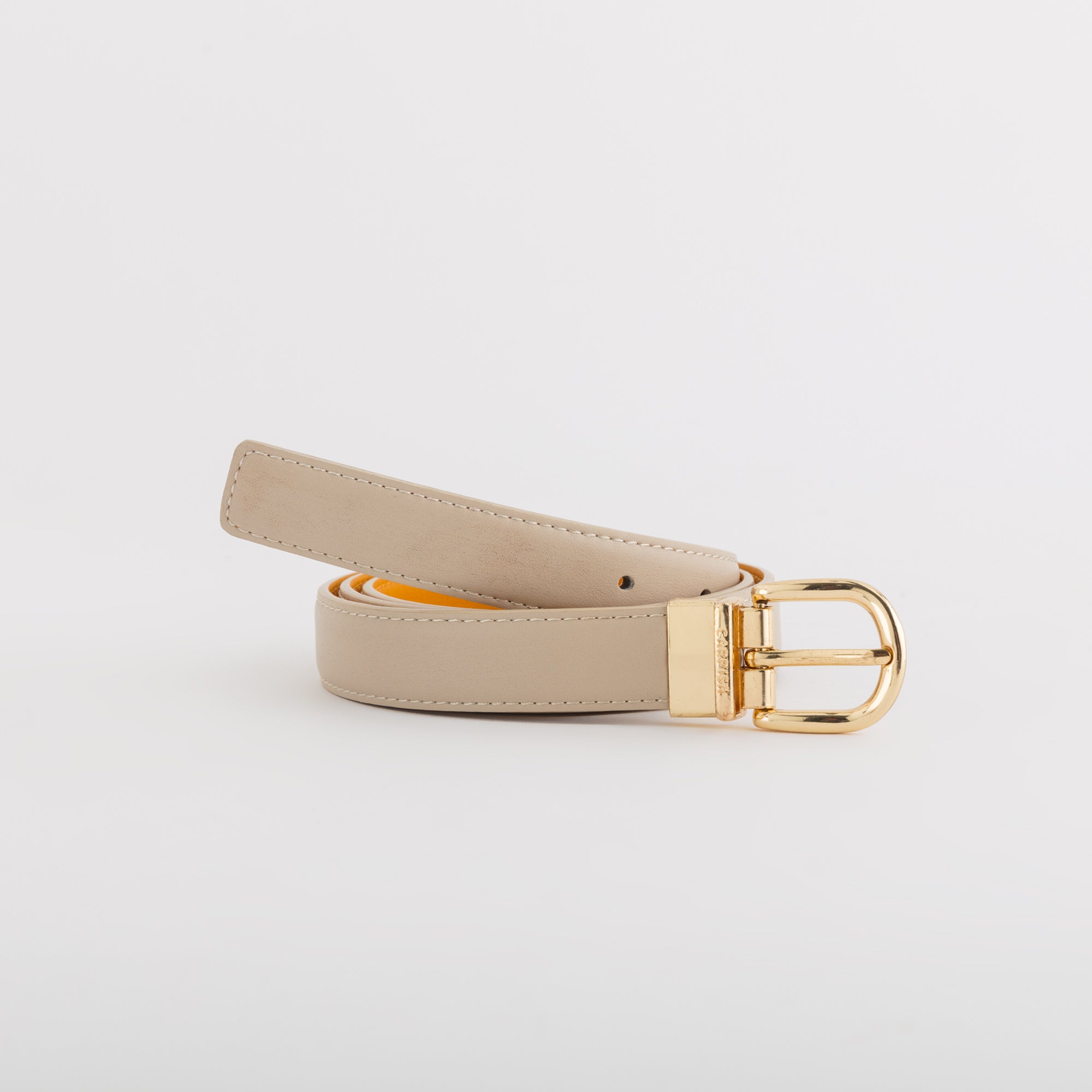 Cintura reversibile - Hanne belts Beige/Tuorlo