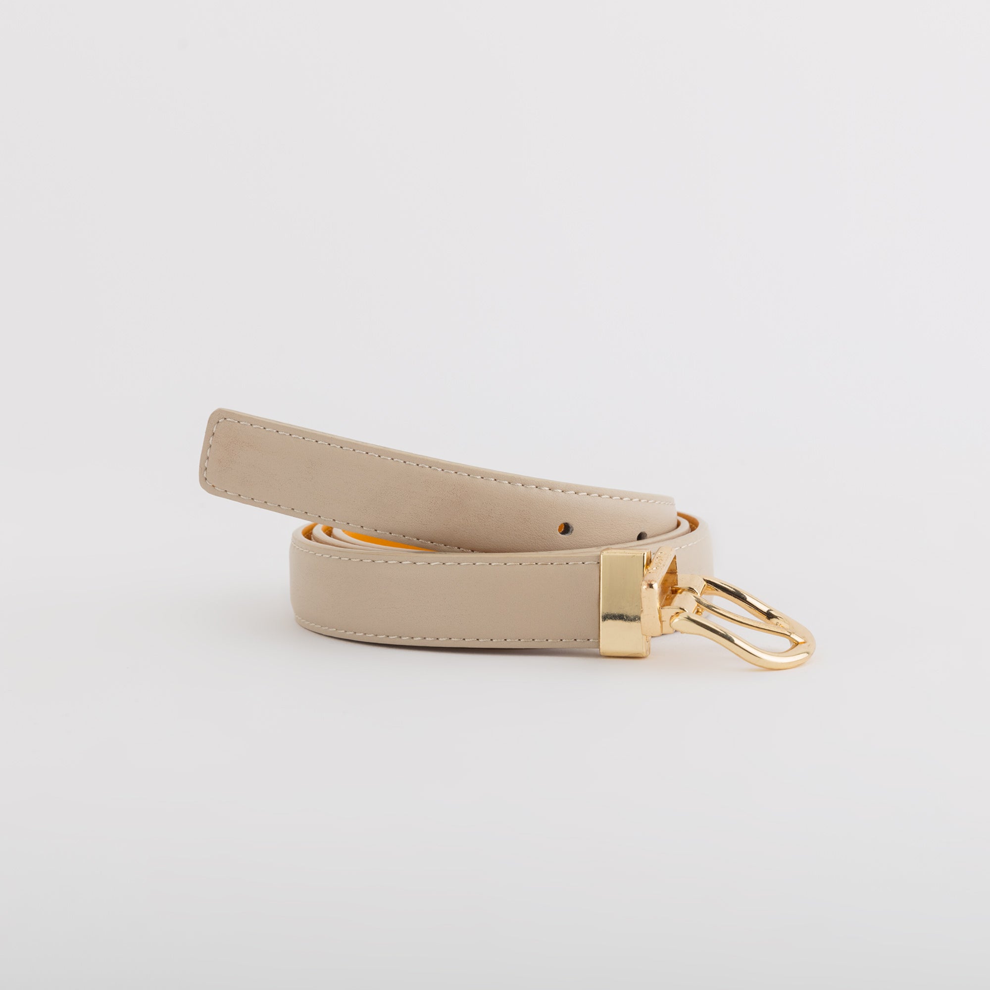 Cintura reversibile - Hanne belts Beige/Tuorlo