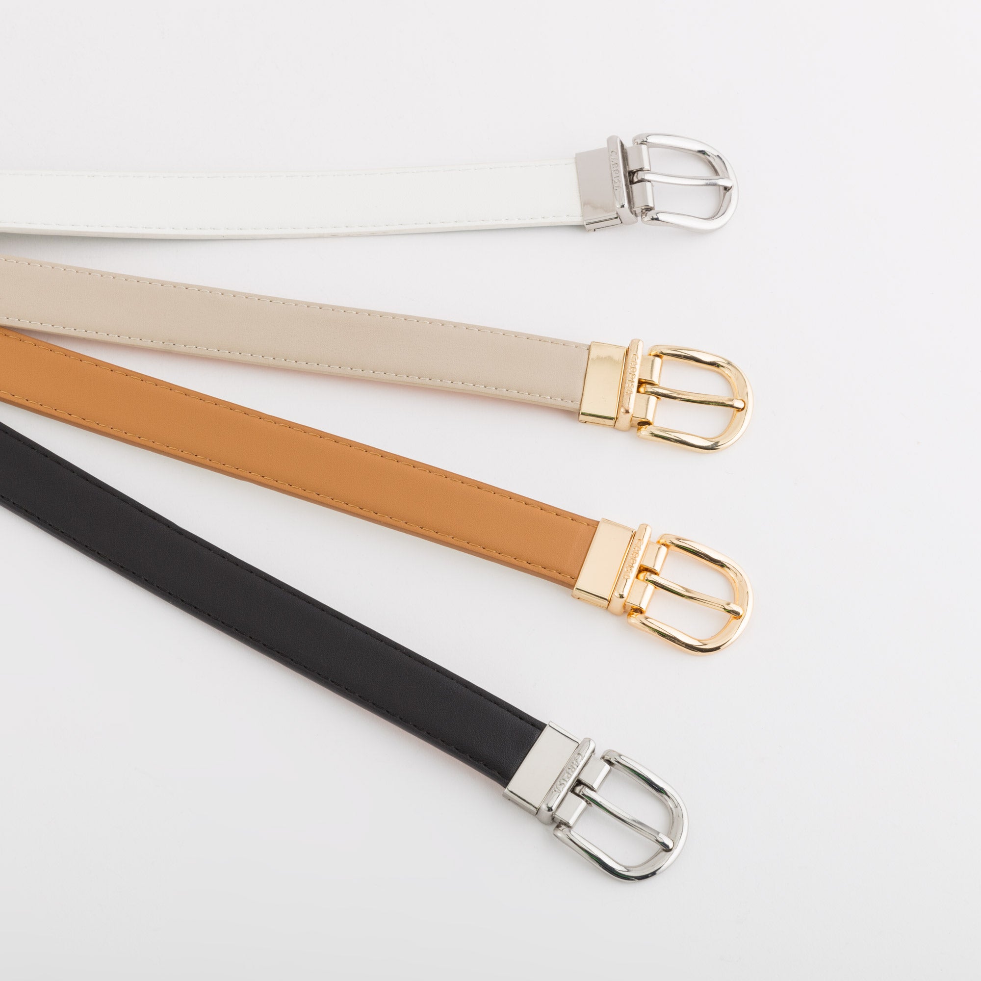 Cintura reversibile - Hanne belts Beige/Tuorlo
