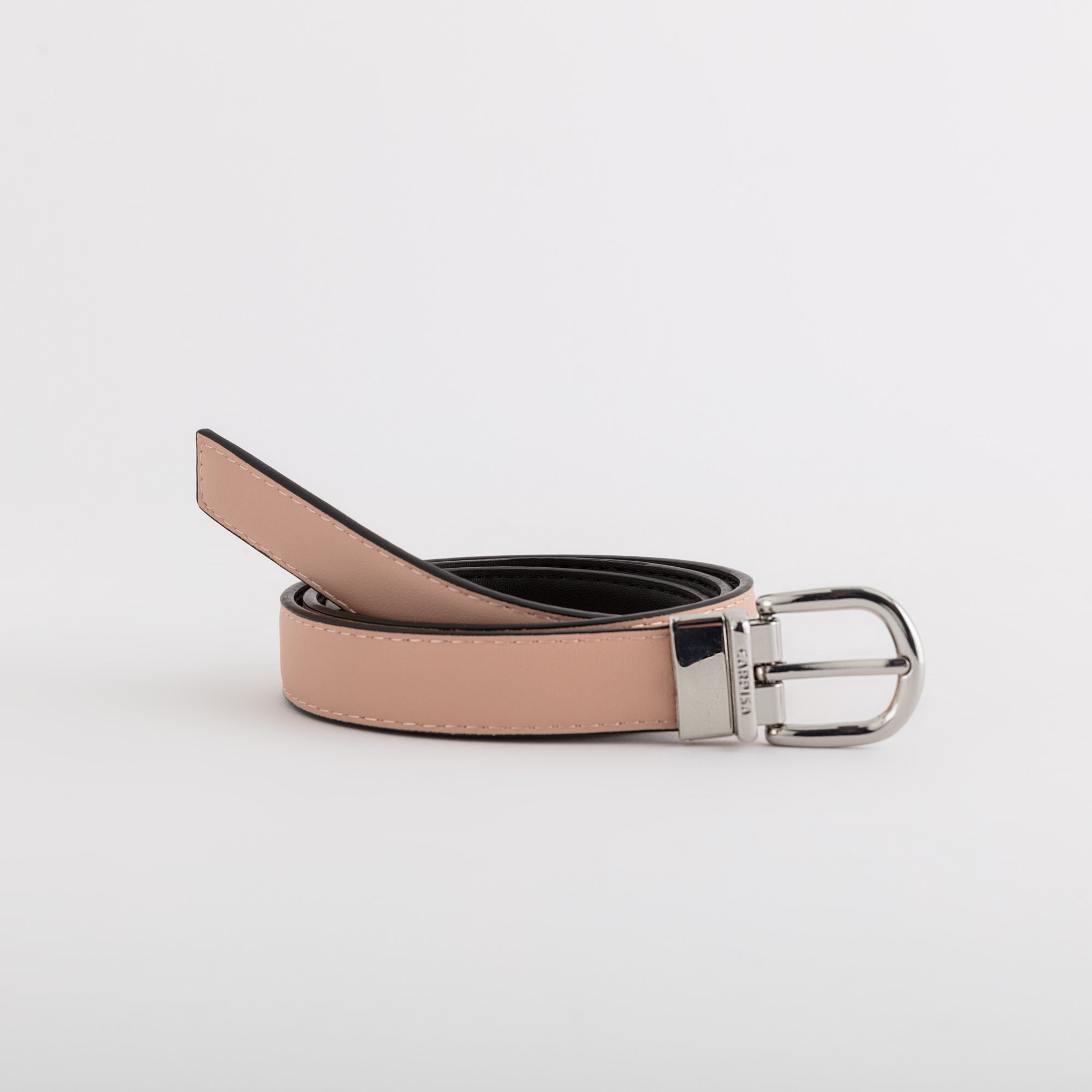 Cintura reversibile - Hanne belts Nero/Cipria