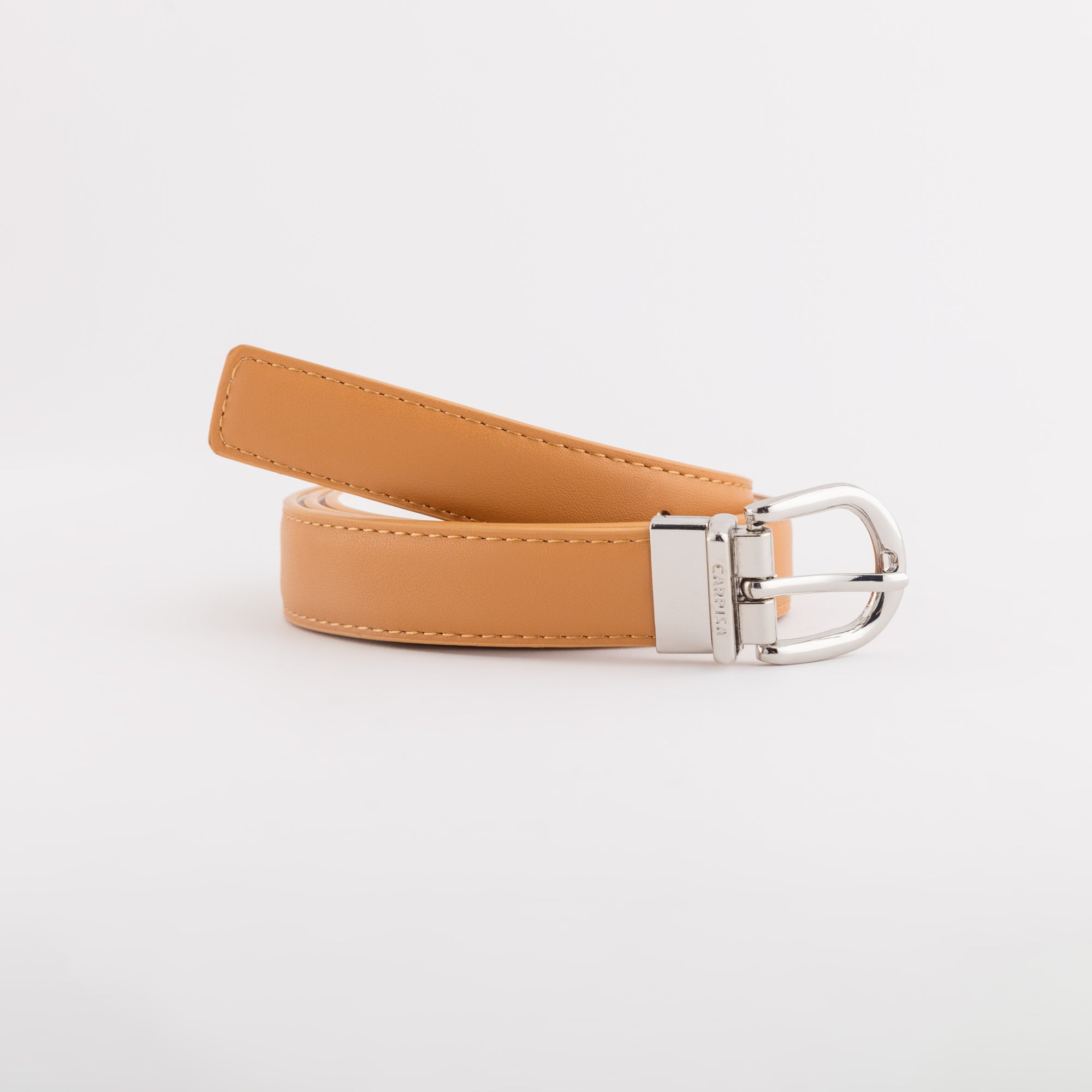 Reversible Belt - Continuous Belts Leather/Ivory