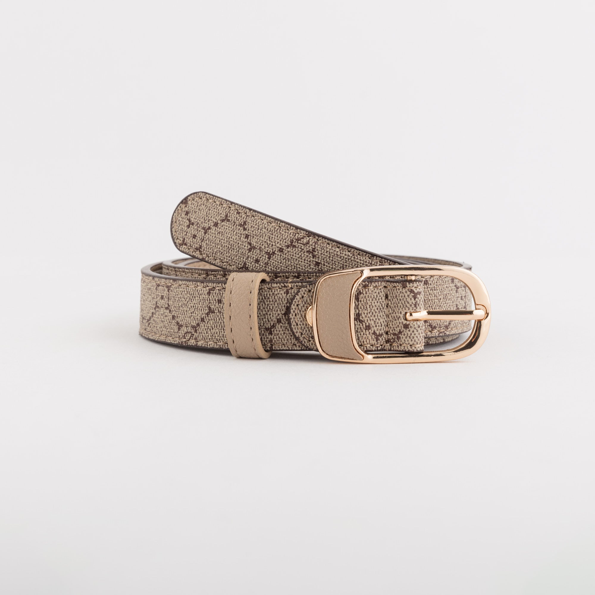 Women's Belts - Continuous Belts Taupe/Light Taupe