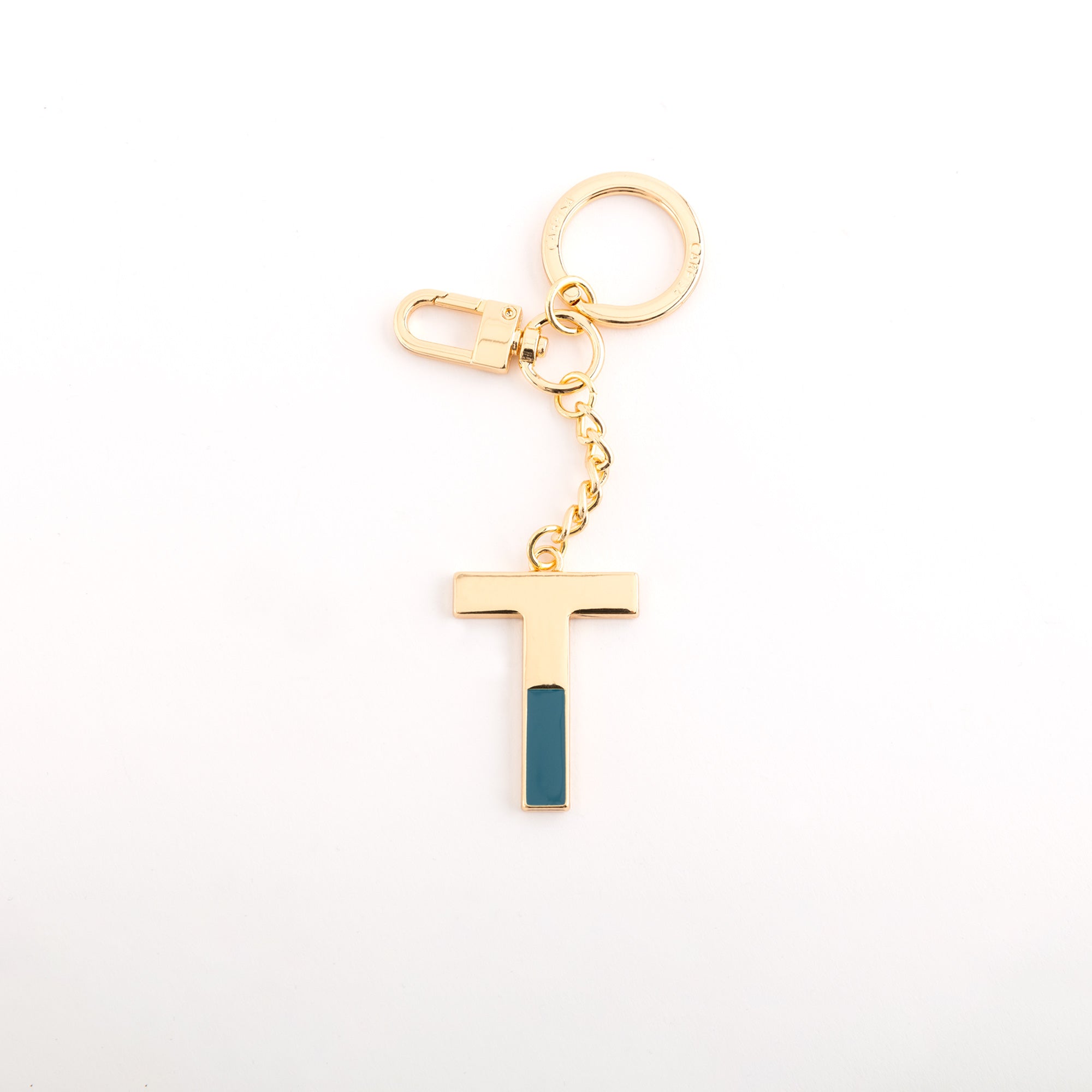 Portachiavi Metallo Donna - Letters keychain Petrolio
