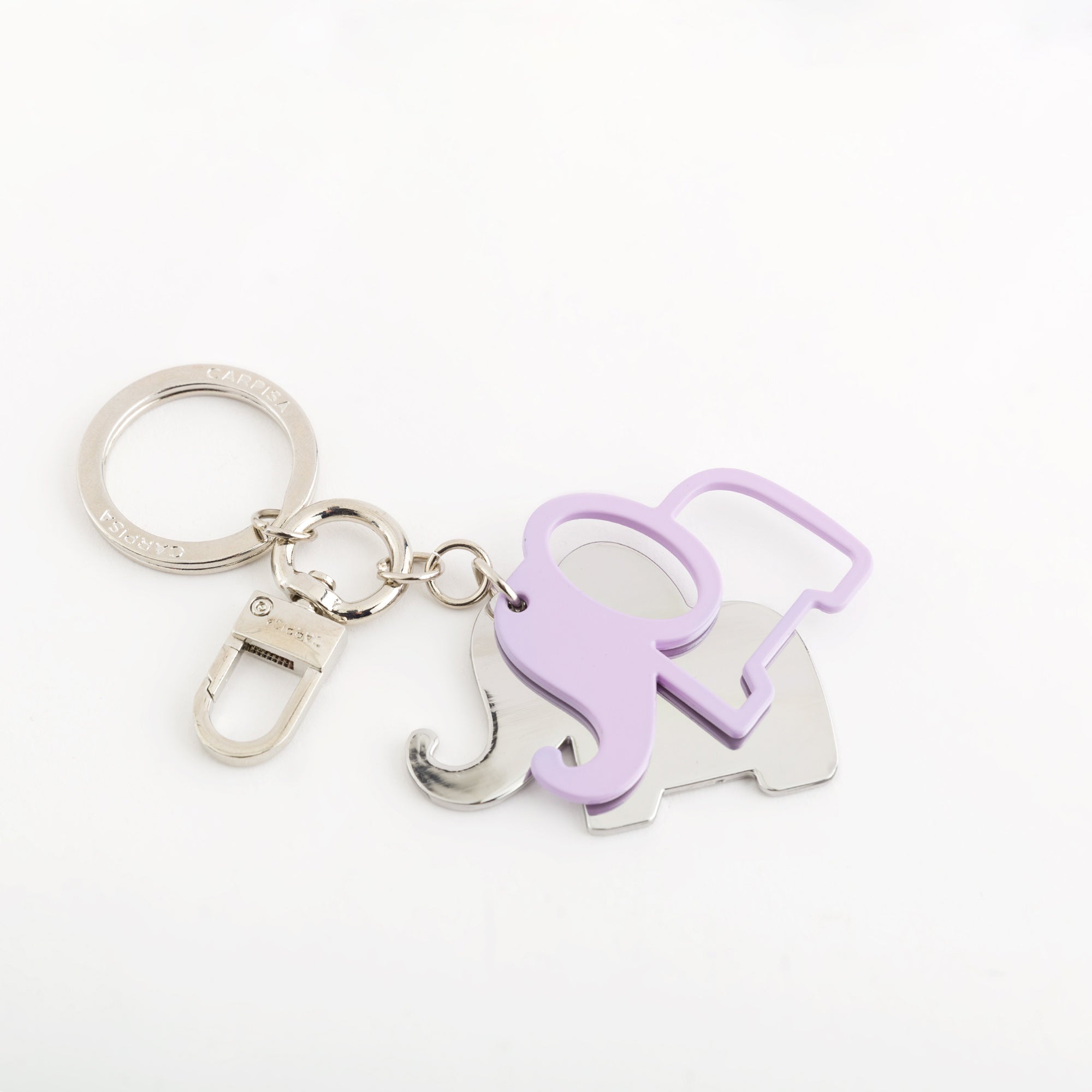 Portachiavi Metallo Donna - Glossy keychain spri Glicine