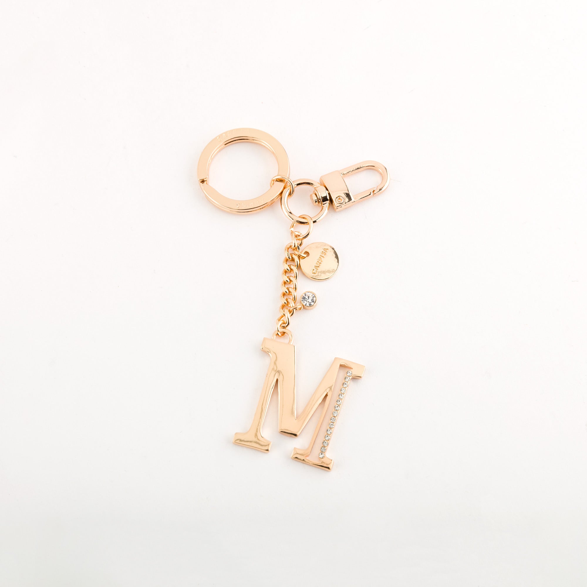 Portachiavi Metallo Donna - Glare letters keycha Oro Chiaro