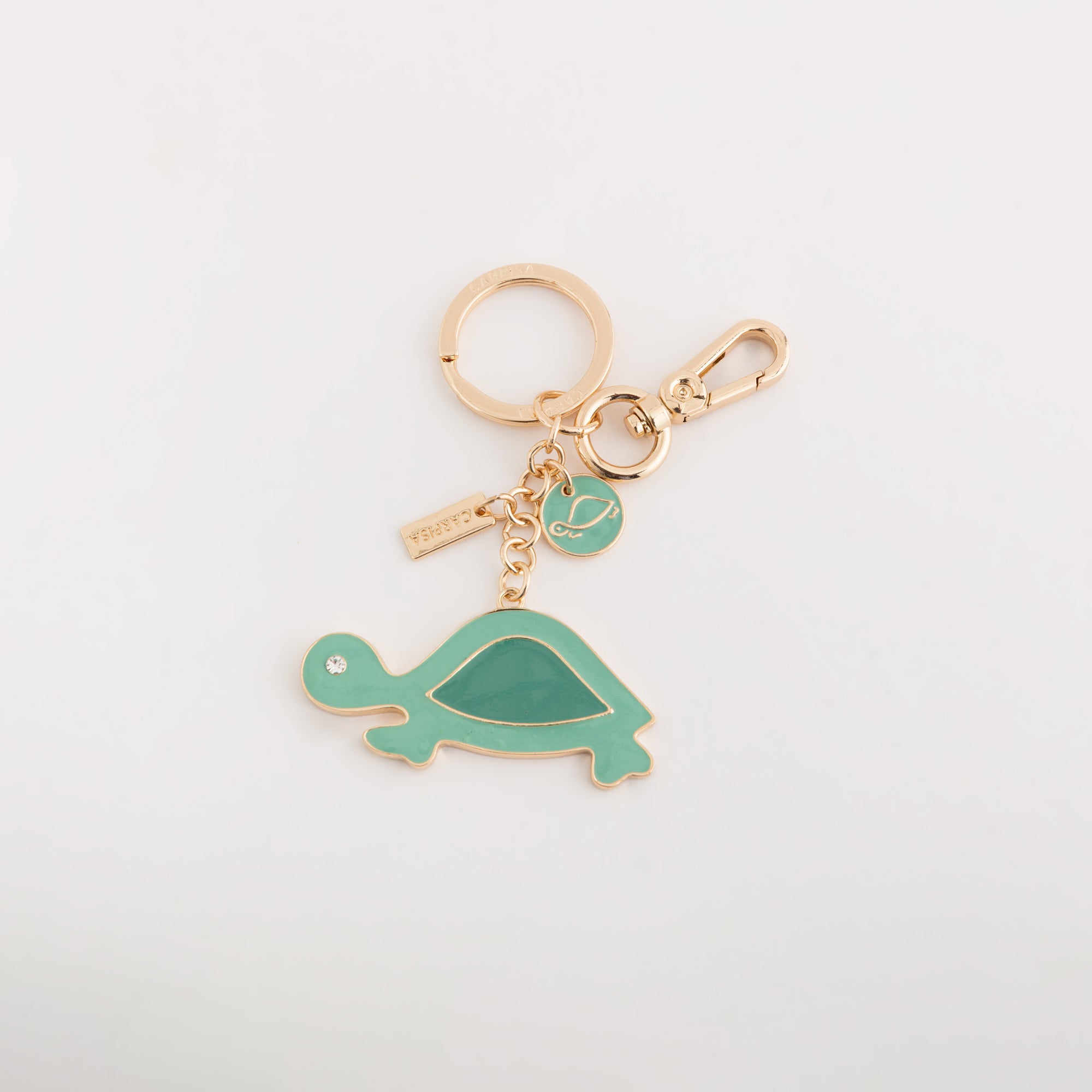 Women's Metal Keyring - Honey keychain sprin Mint/Multicolor