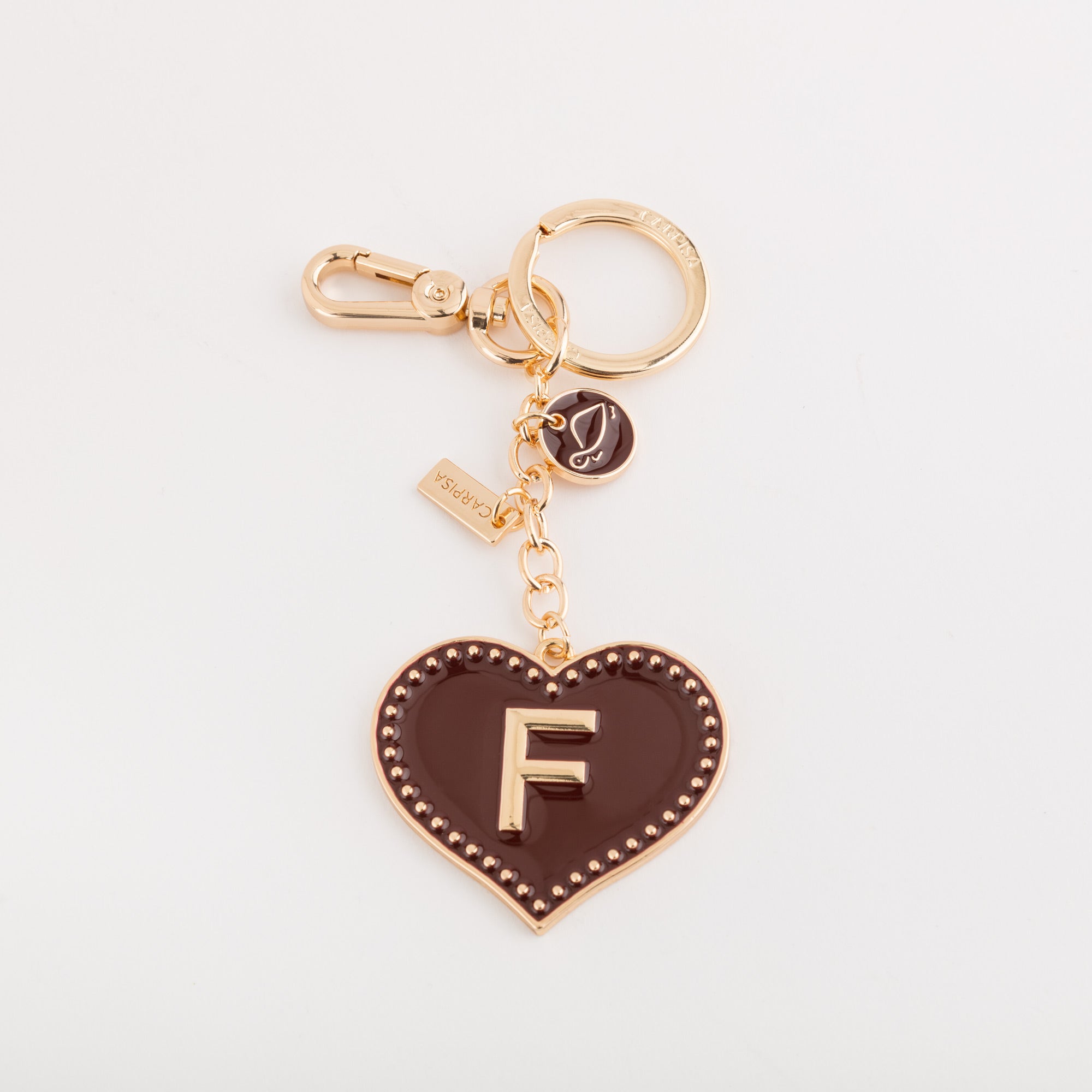 Portachiavi Metallo Donna - Heart letters keycha Ciliegia