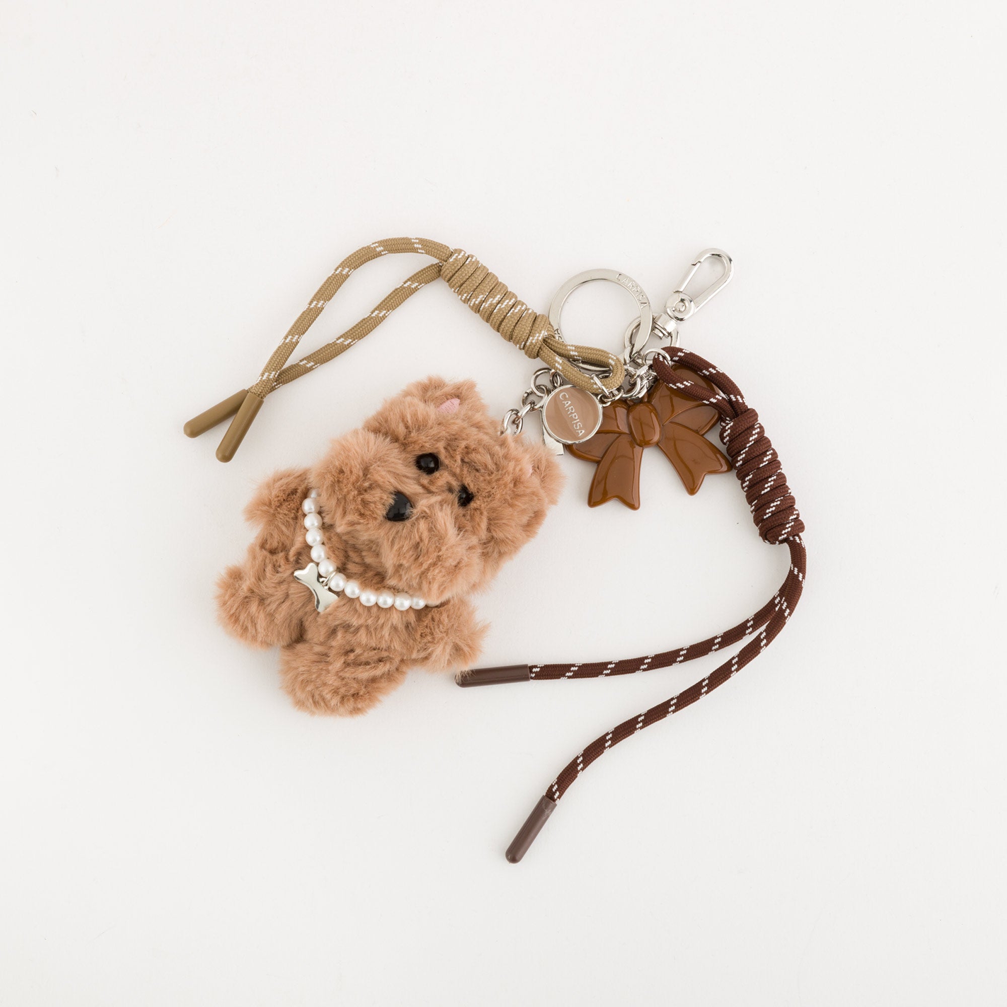 Portachiavi Donna - Winter fur keychain Cammello/Multicolore