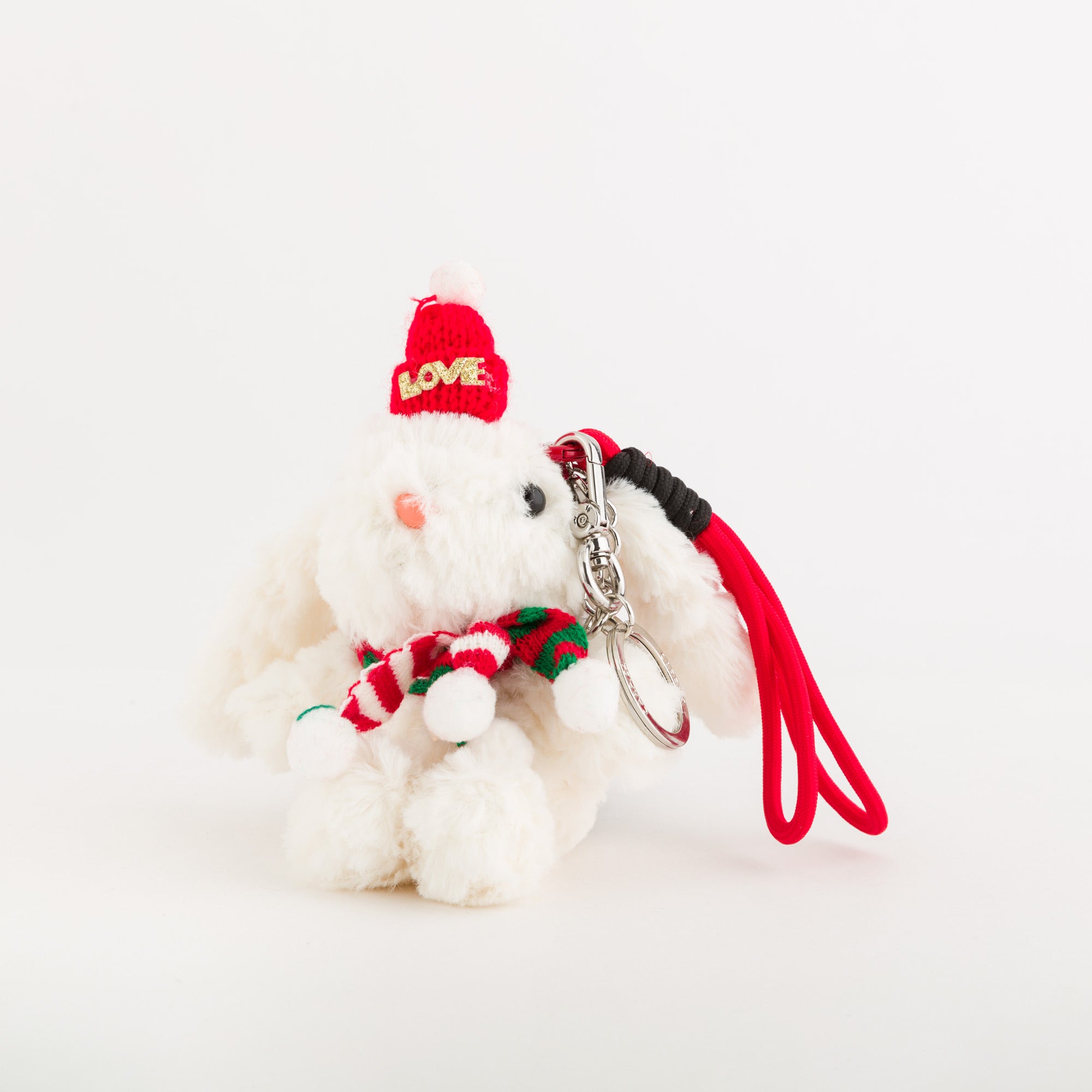 Portachiavi Donna - Winter fur keychain Bianco/Multicolore