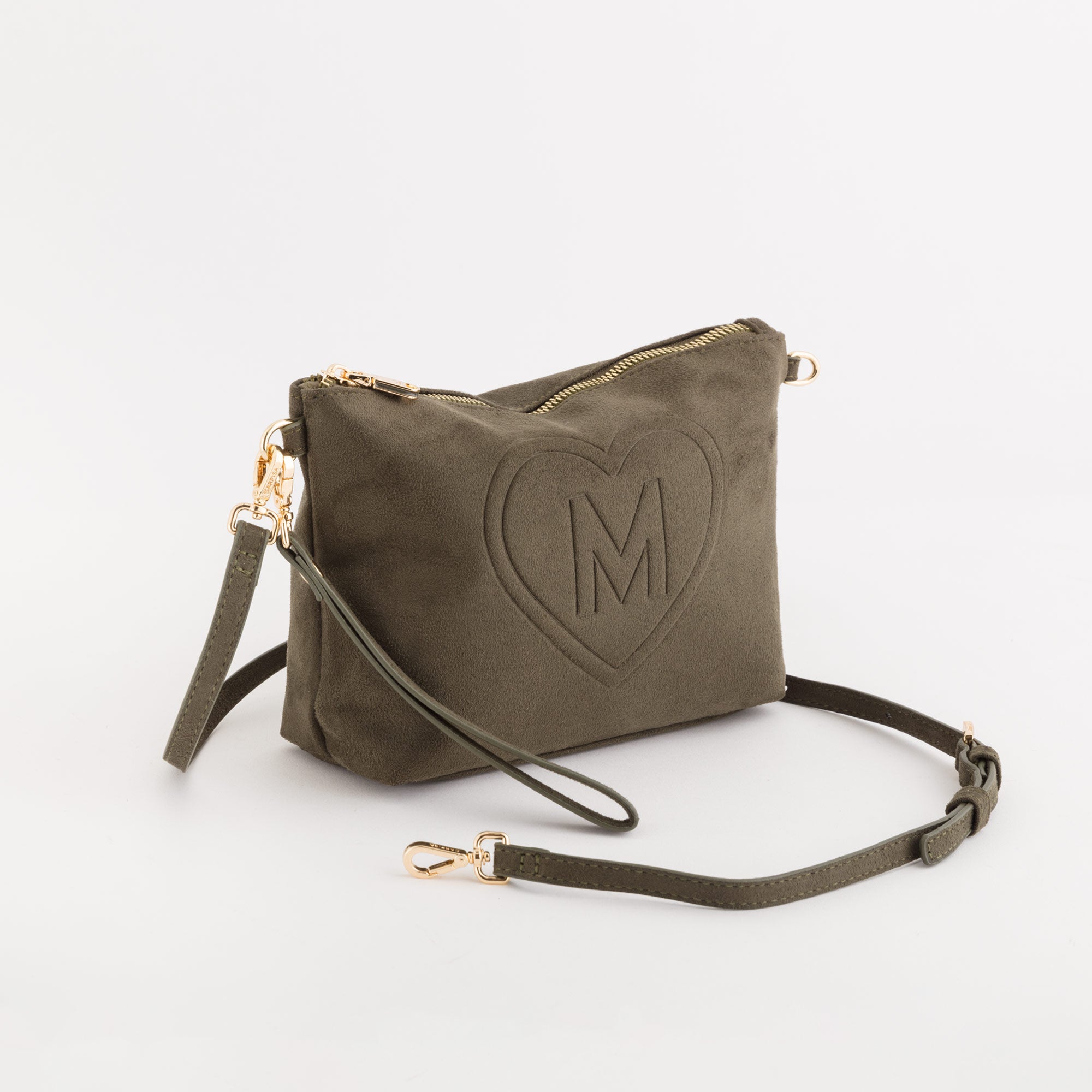 Necessaire/Tracollina Donna - Oceania suede Bosco