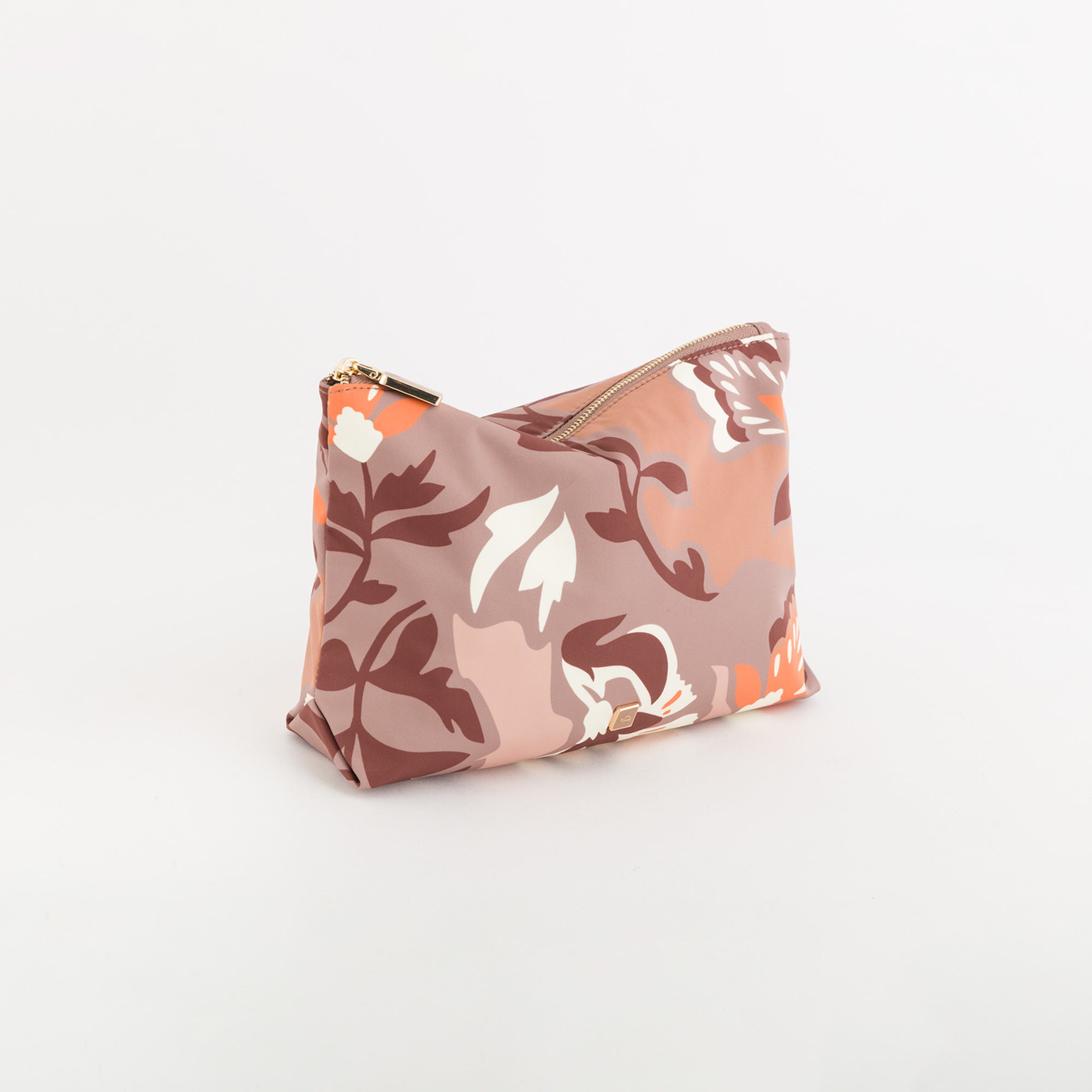 Women's toiletry bag - Bouquet beauty Taupe/Multicolour