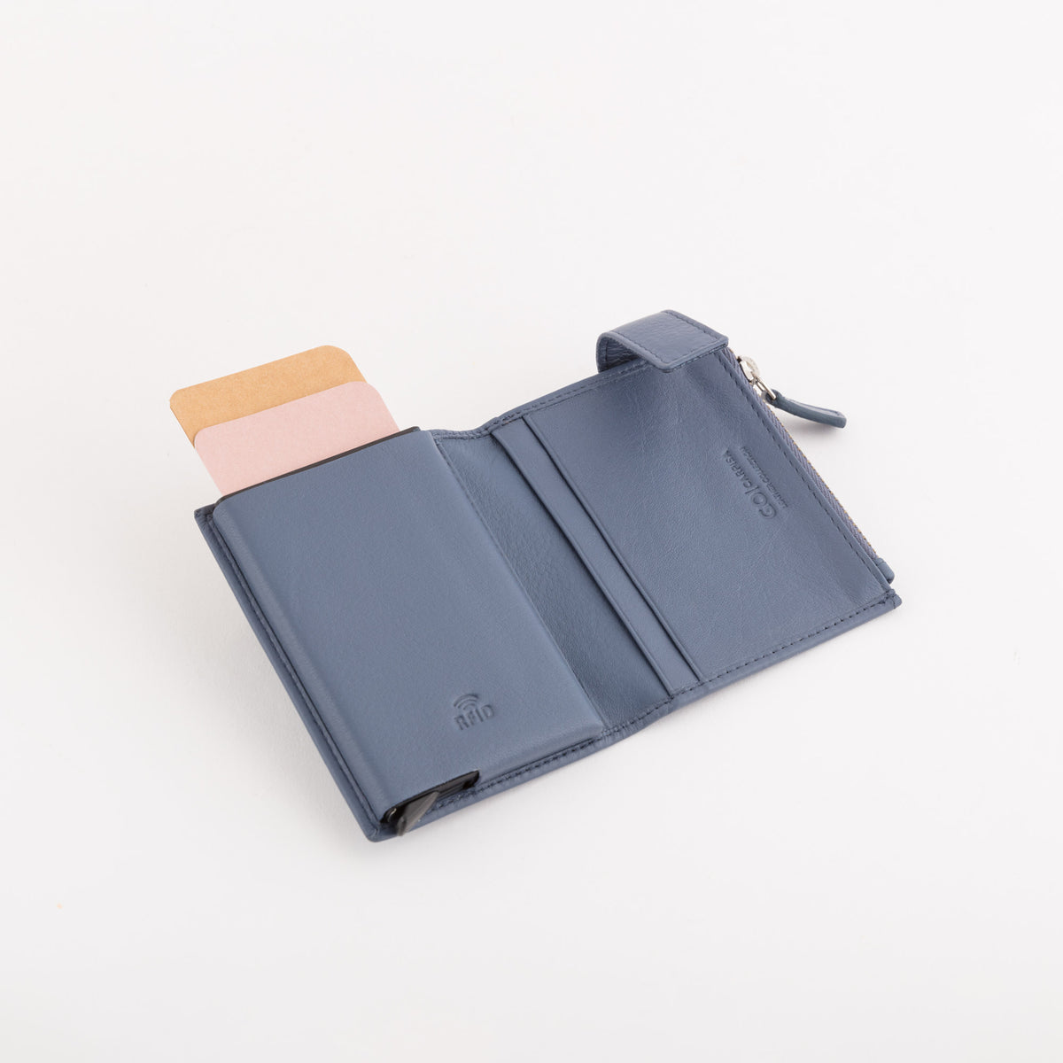 Portacarte Di Credito Uomo - Ilasy new Blu Polvere