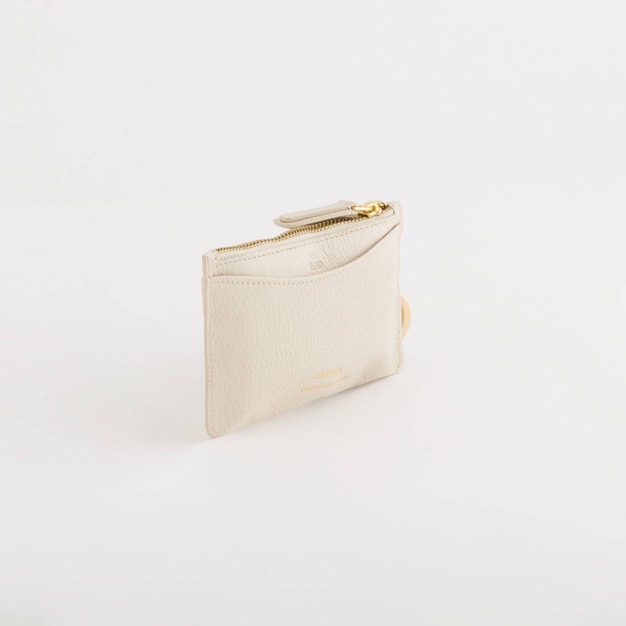 Damen-Geldbörse mit Schlüsselanhänger – Delta Spring Creme