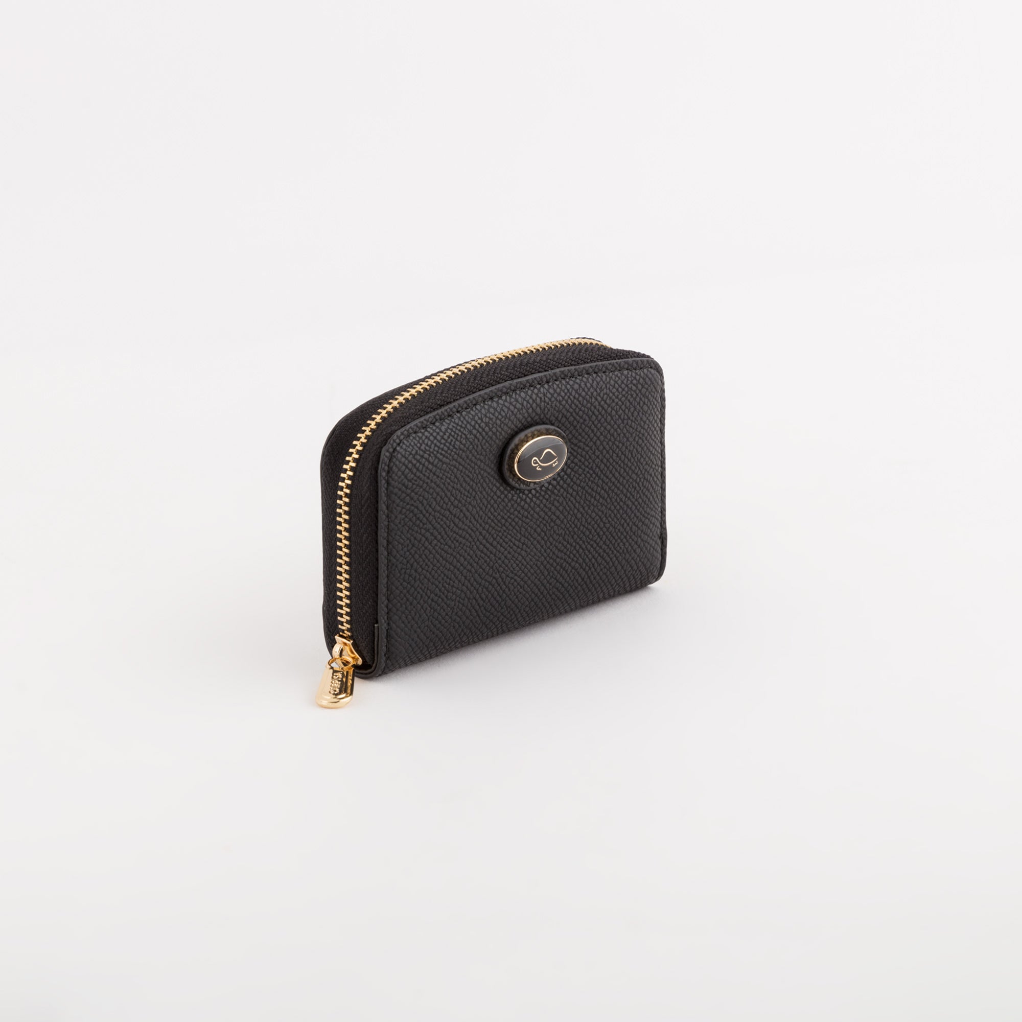 Portamonete Con Portachiavi Donna - Leonia accessories Nero