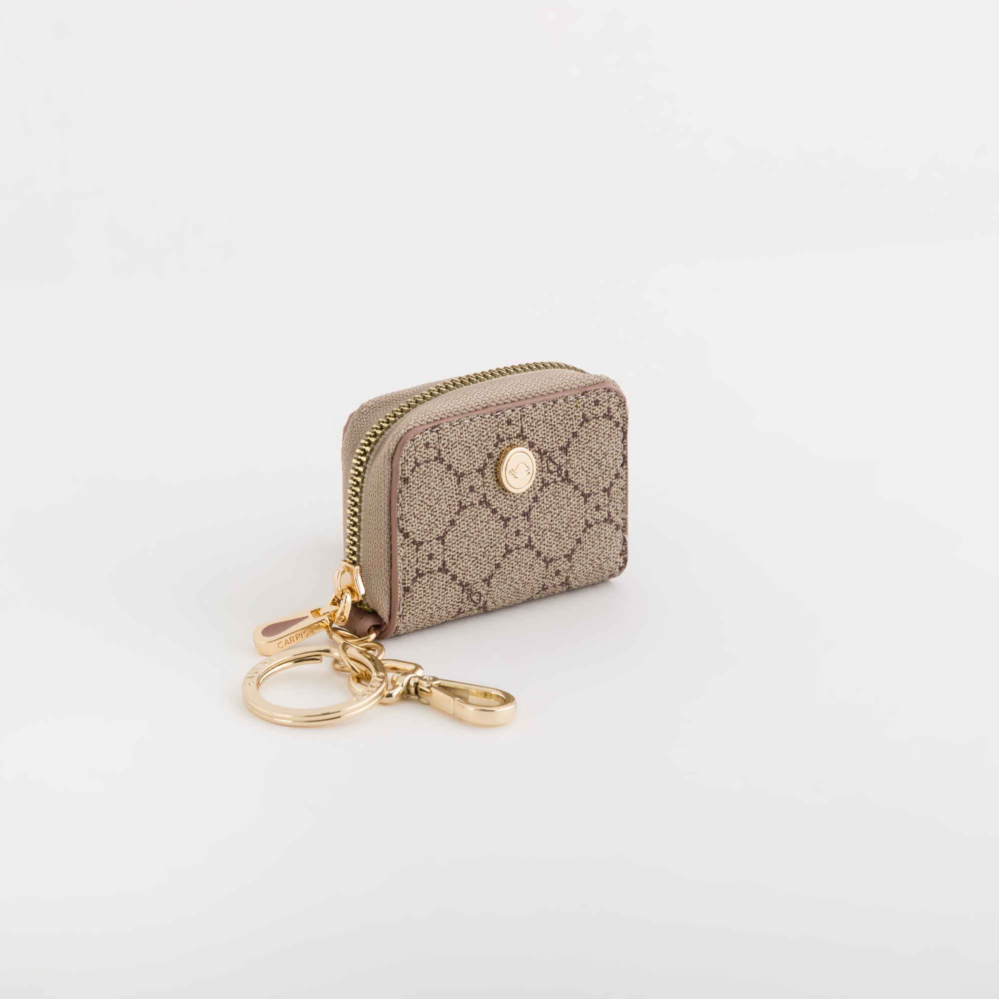 Portamonete Con Portachiavi Donna - Diana wallet winter Tortora/Cipolla