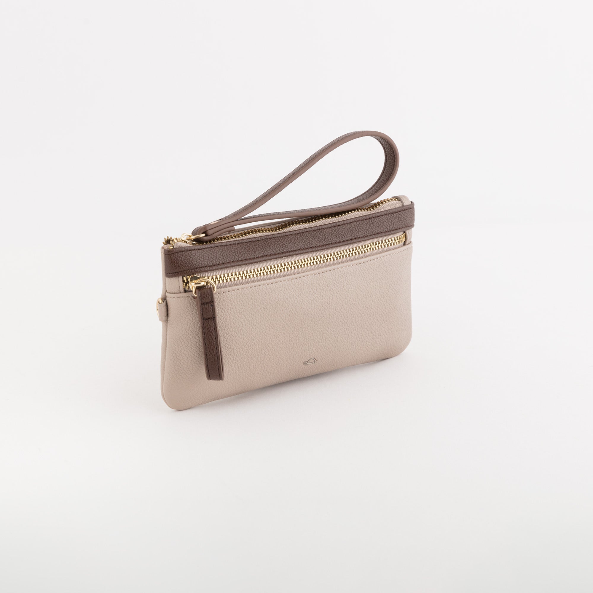 Portamonete Con Portachiavi Donna - Berna wallet Marmo/Moro