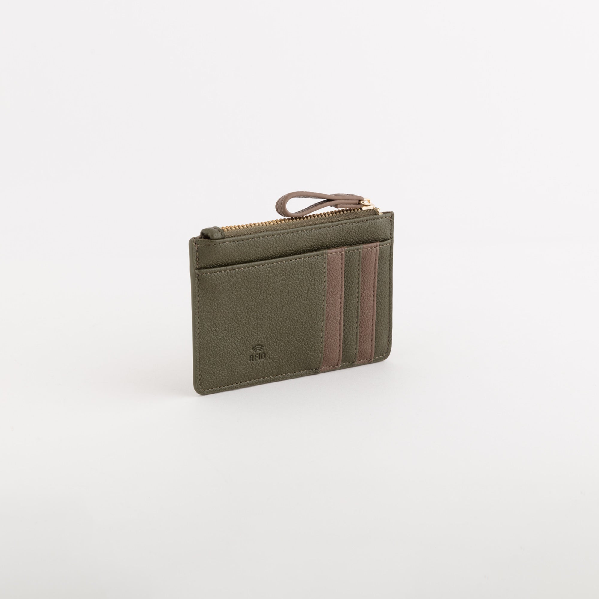 P/Monete Con P/Carte Credito Donna - Berna wallet Bosco/Tortora