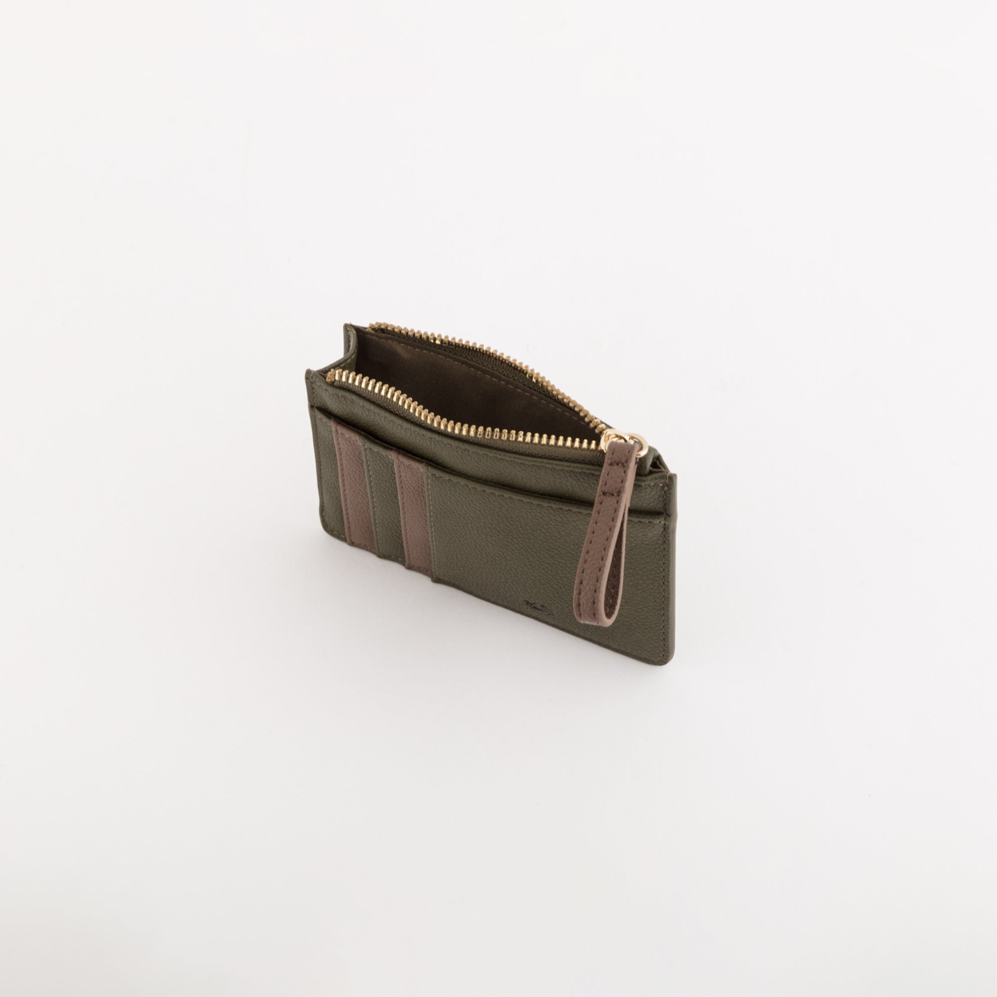 P/Monete Con P/Carte Credito Donna - Berna wallet Bosco/Tortora
