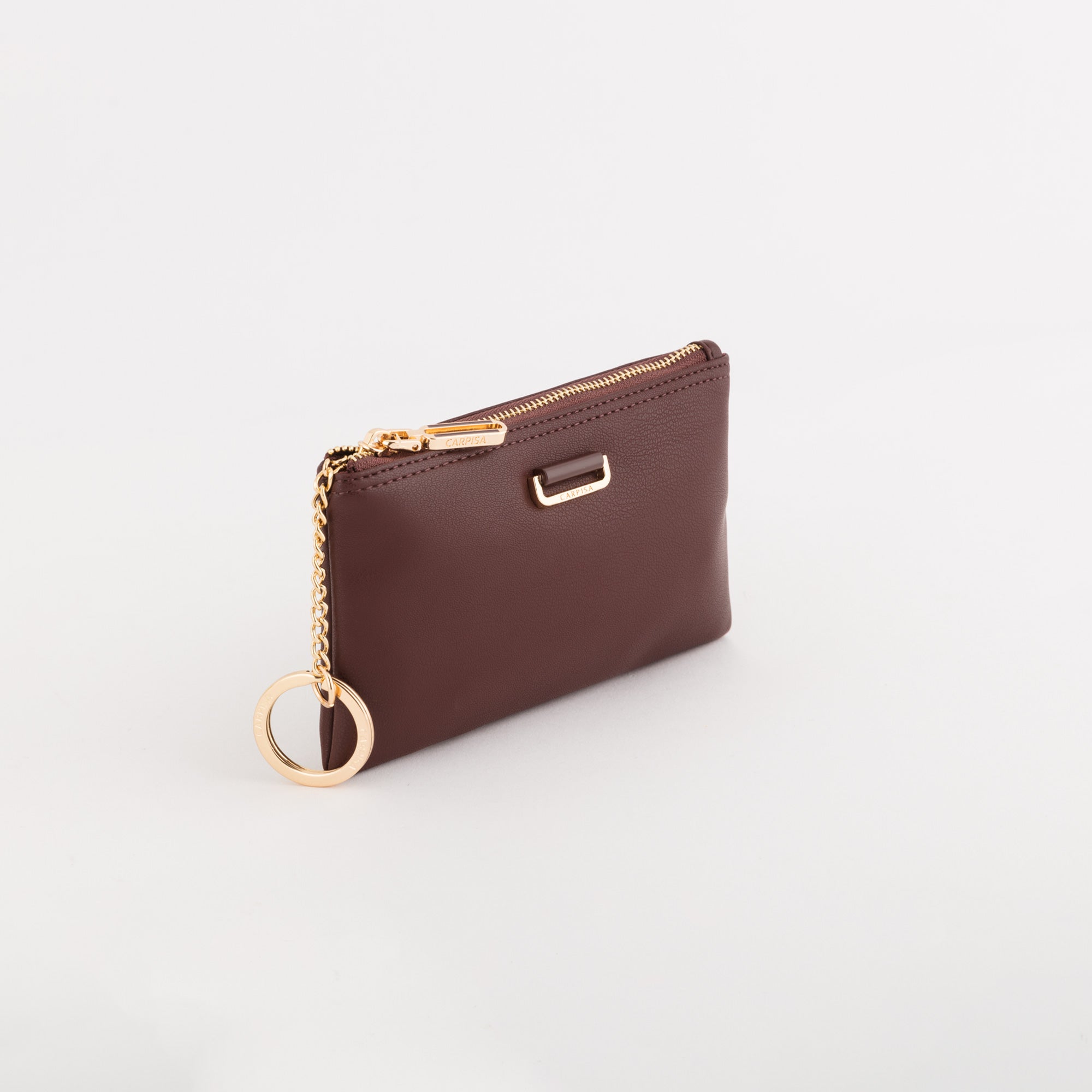 Portamonete Con Portachiavi Donna - Zurigo wallet Prugna