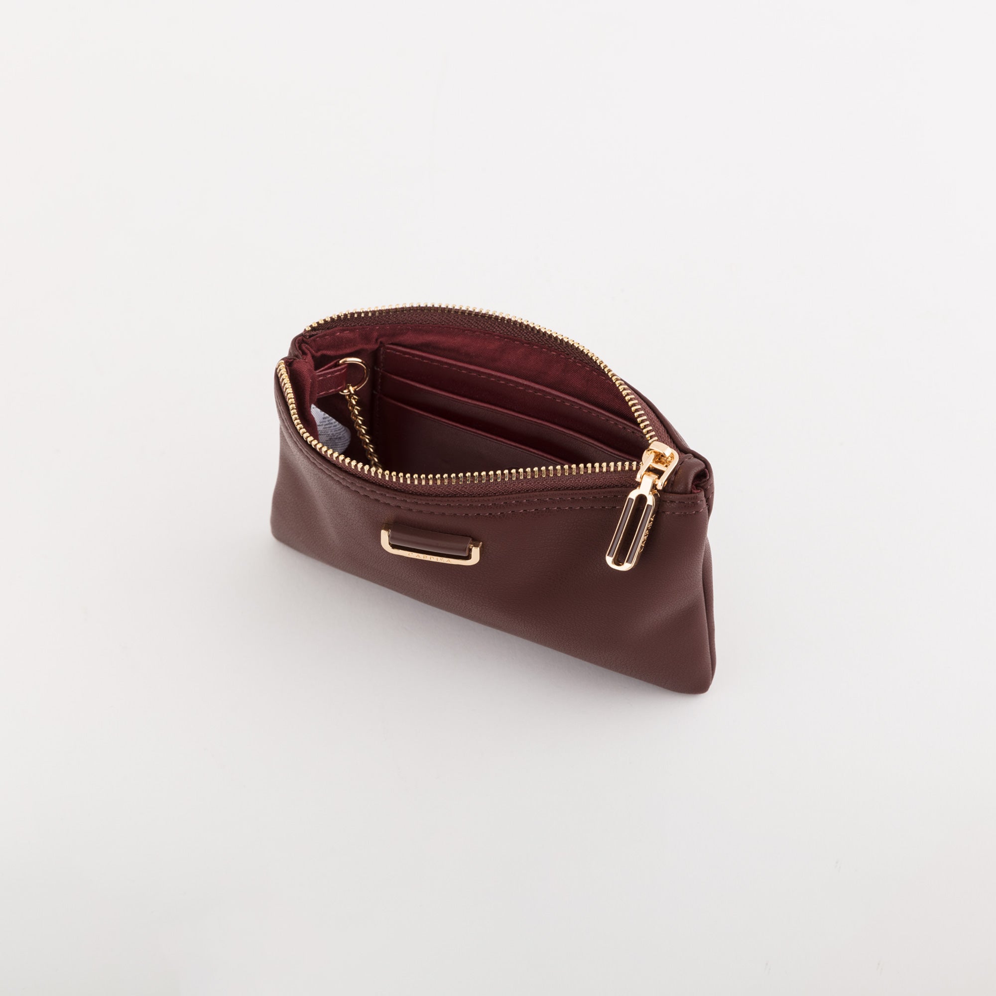 Portamonete Con Portachiavi Donna - Zurigo wallet Prugna