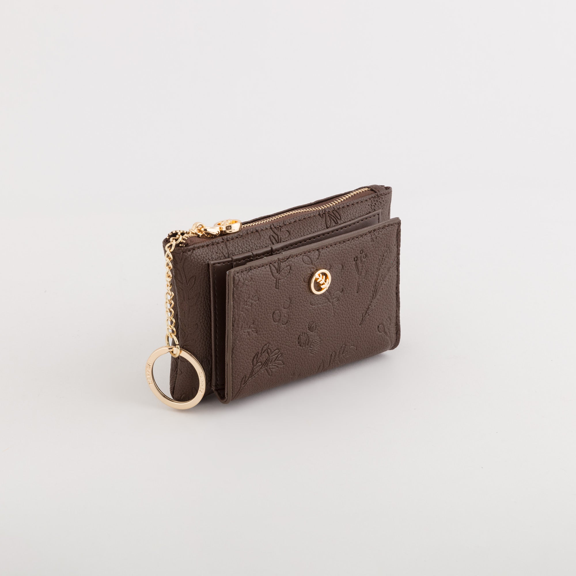 Portamonete Con Portachiavi Donna - Natalie wallet Moro
