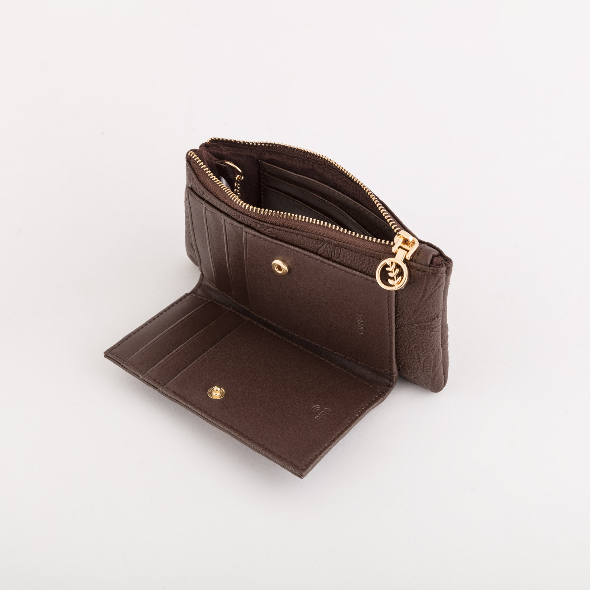 Portamonete Con Portachiavi Donna - Natalie wallet Moro