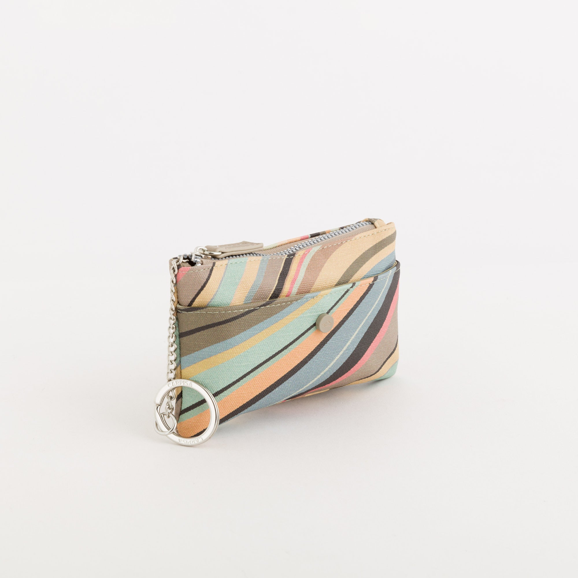 Portamonete Con Portachiavi Donna - Vally wallet v1 Mehrfarbiges Oliv