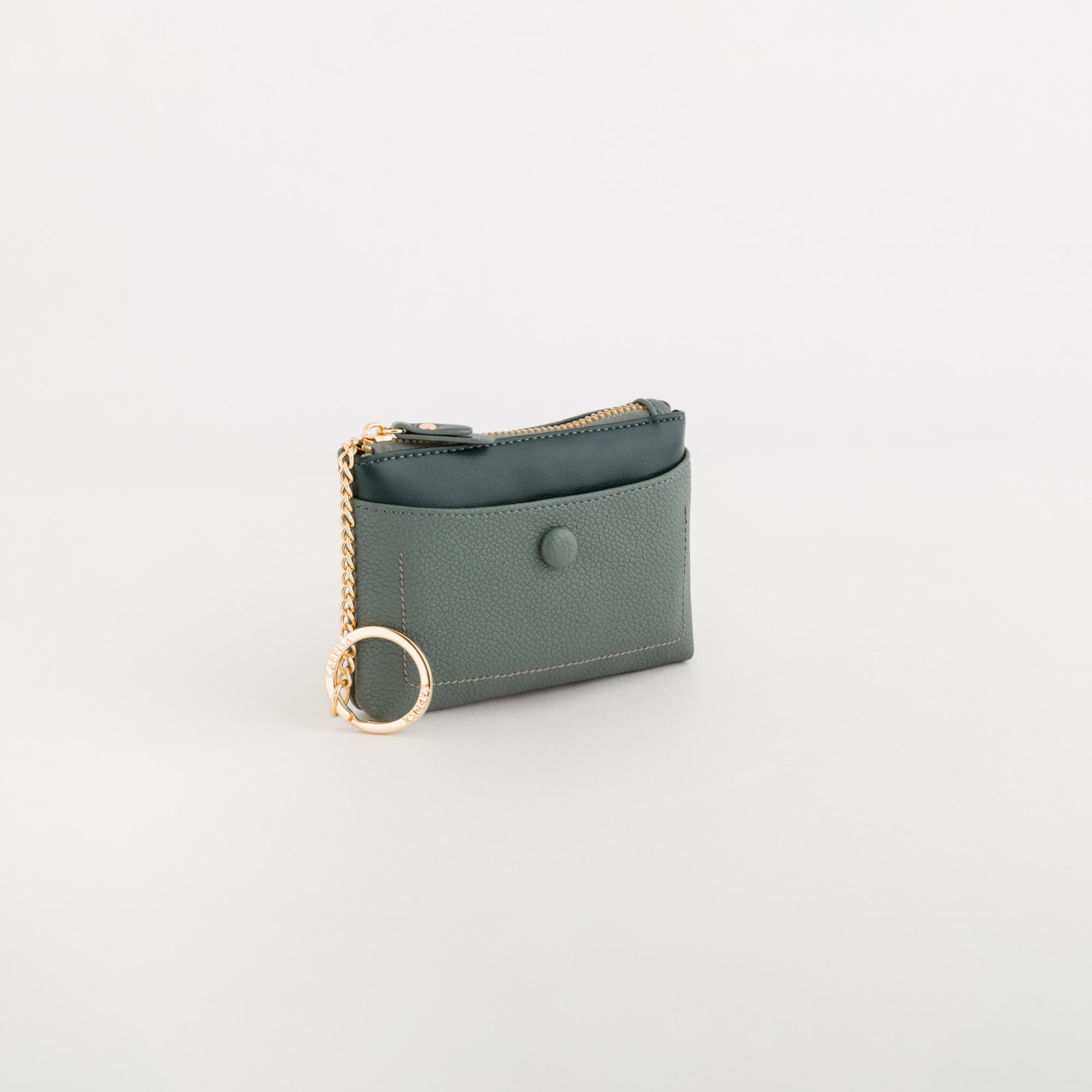 Portamonete Con Portachiavi Donna - Kitty wallet v1 Rosmarino