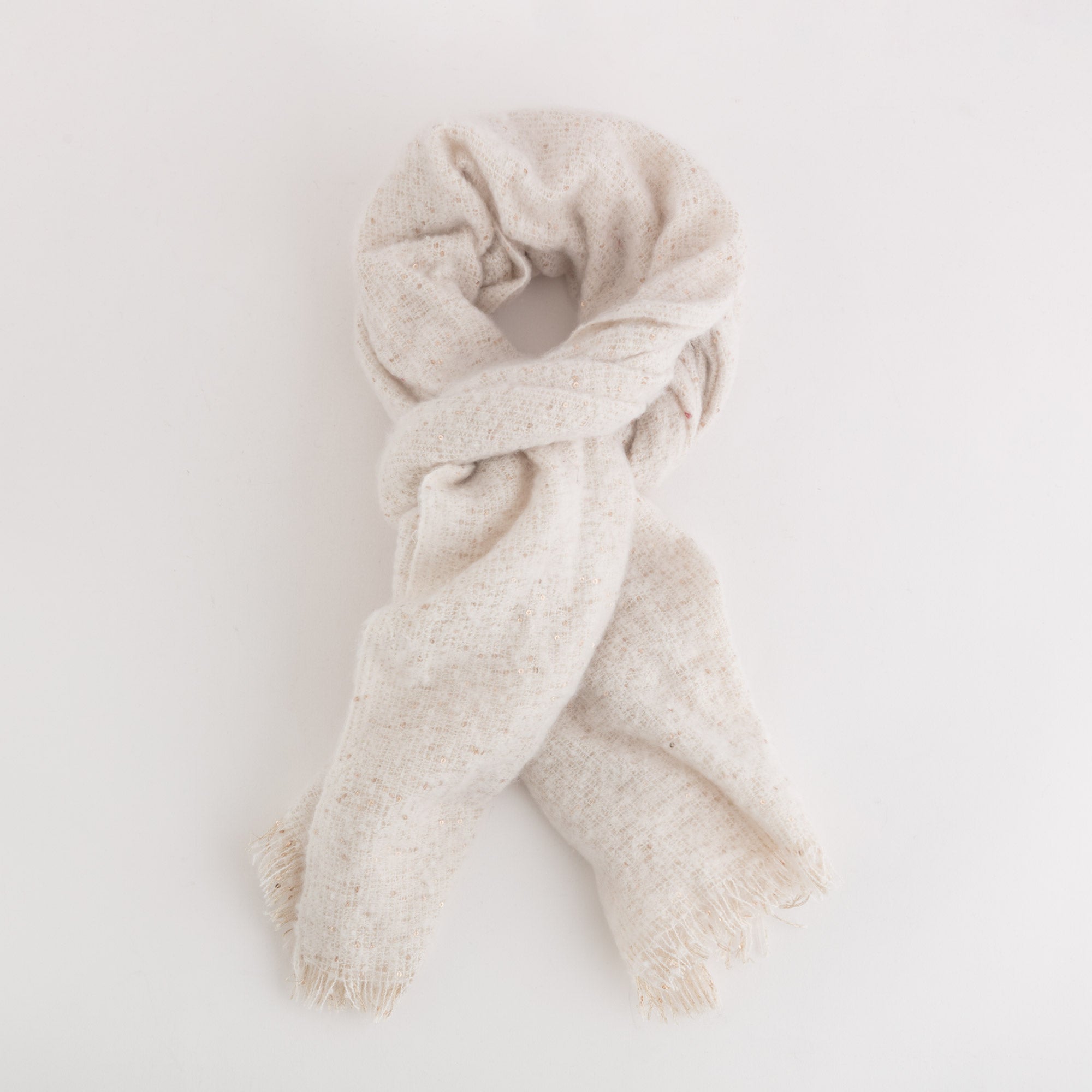 Bufanda para mujer - Suiza Crema