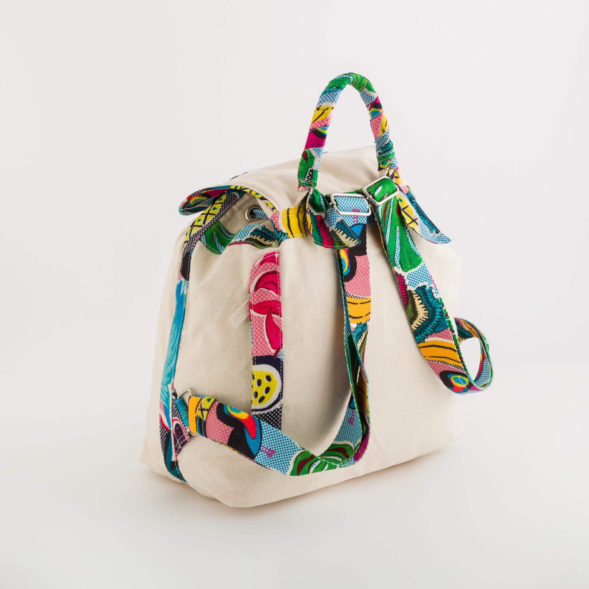 Damenrucksack - Brasilien Creme/Mehrfarbig