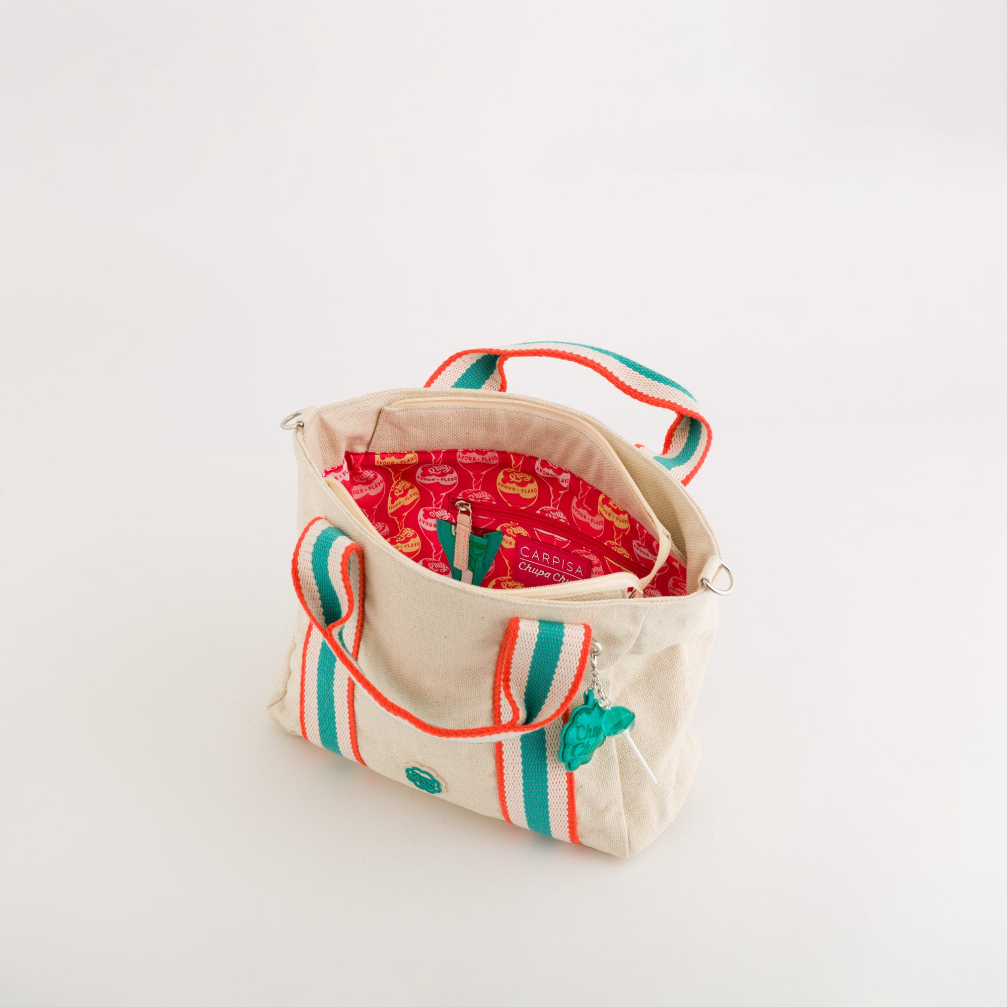 Borsa A Mano Donna - Candy chupa chups Naturale/Multicolore