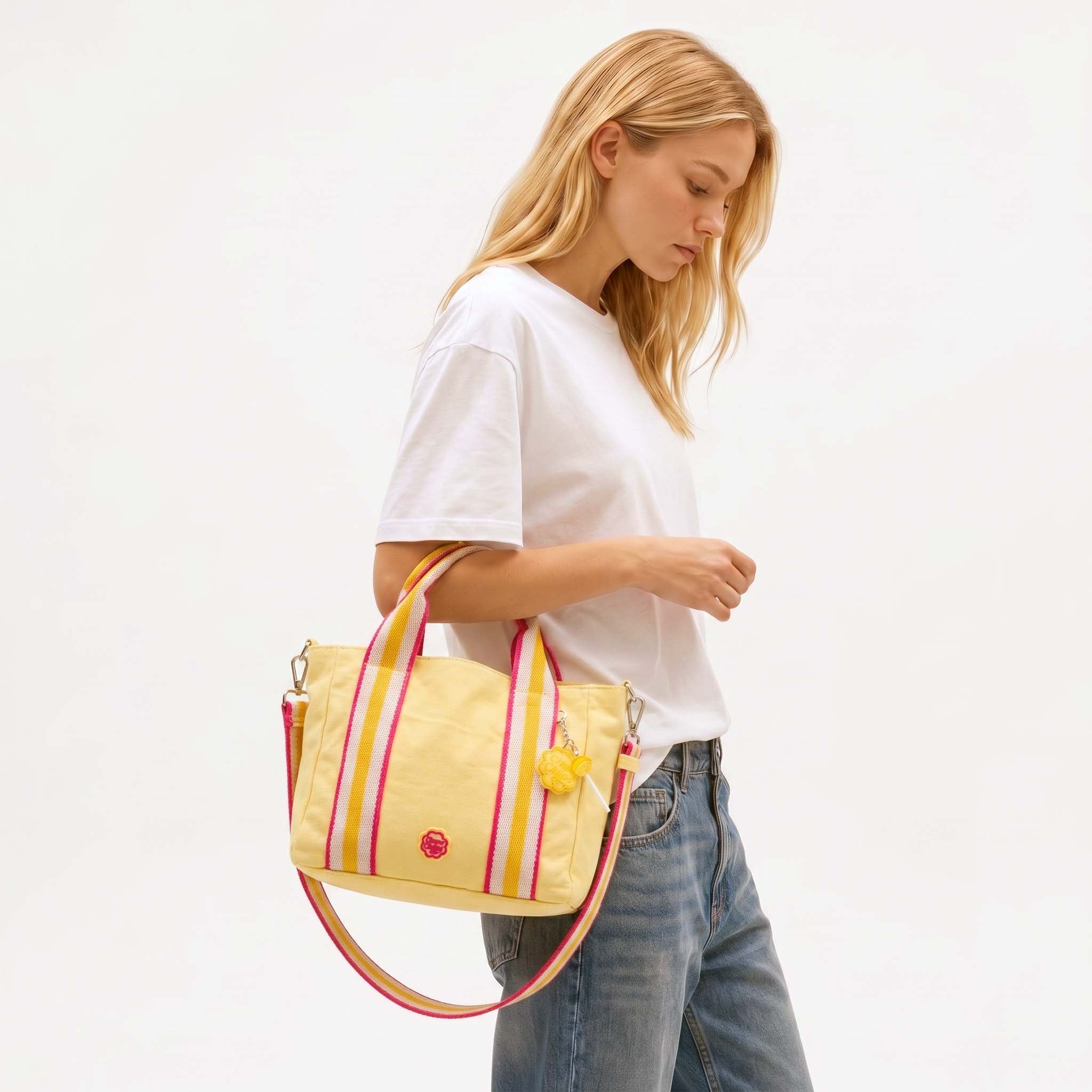 Women's Handbag - Candy Chupa Chups Yellow/Multicolor
