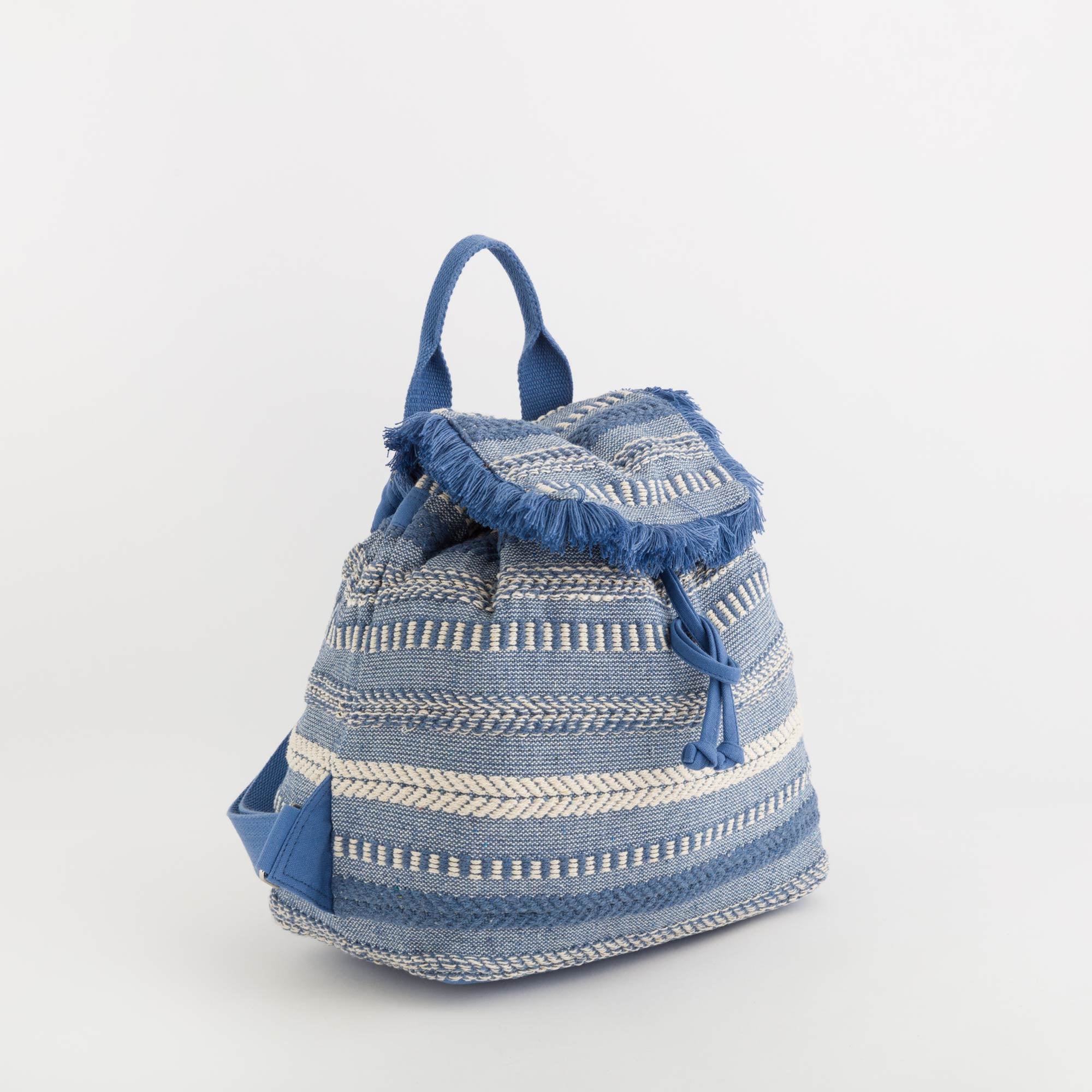 Zaino Donna - Gallipoli stripes Blu Denim/Multicolore