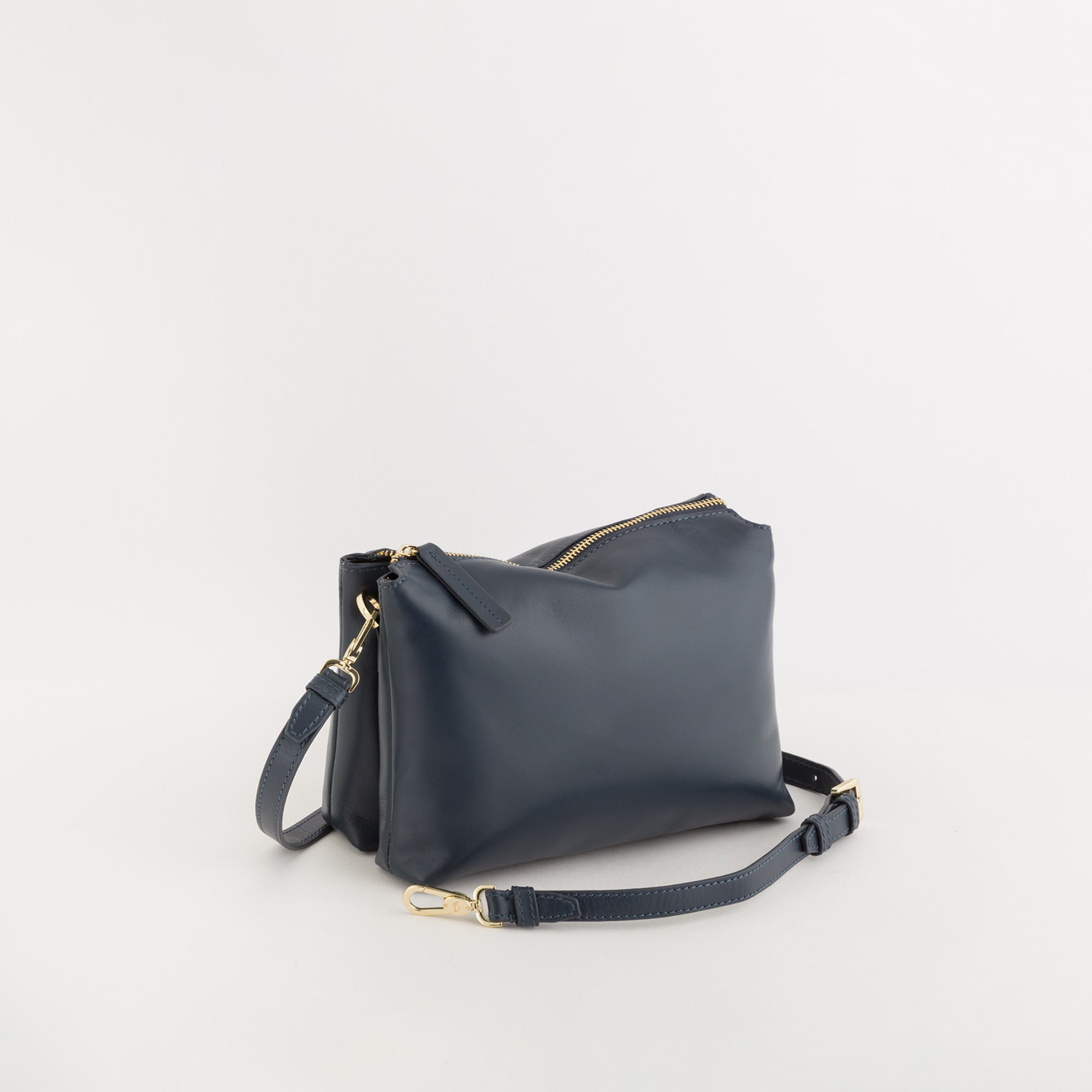 Schultertasche für Damen - Lobelia Marineblau