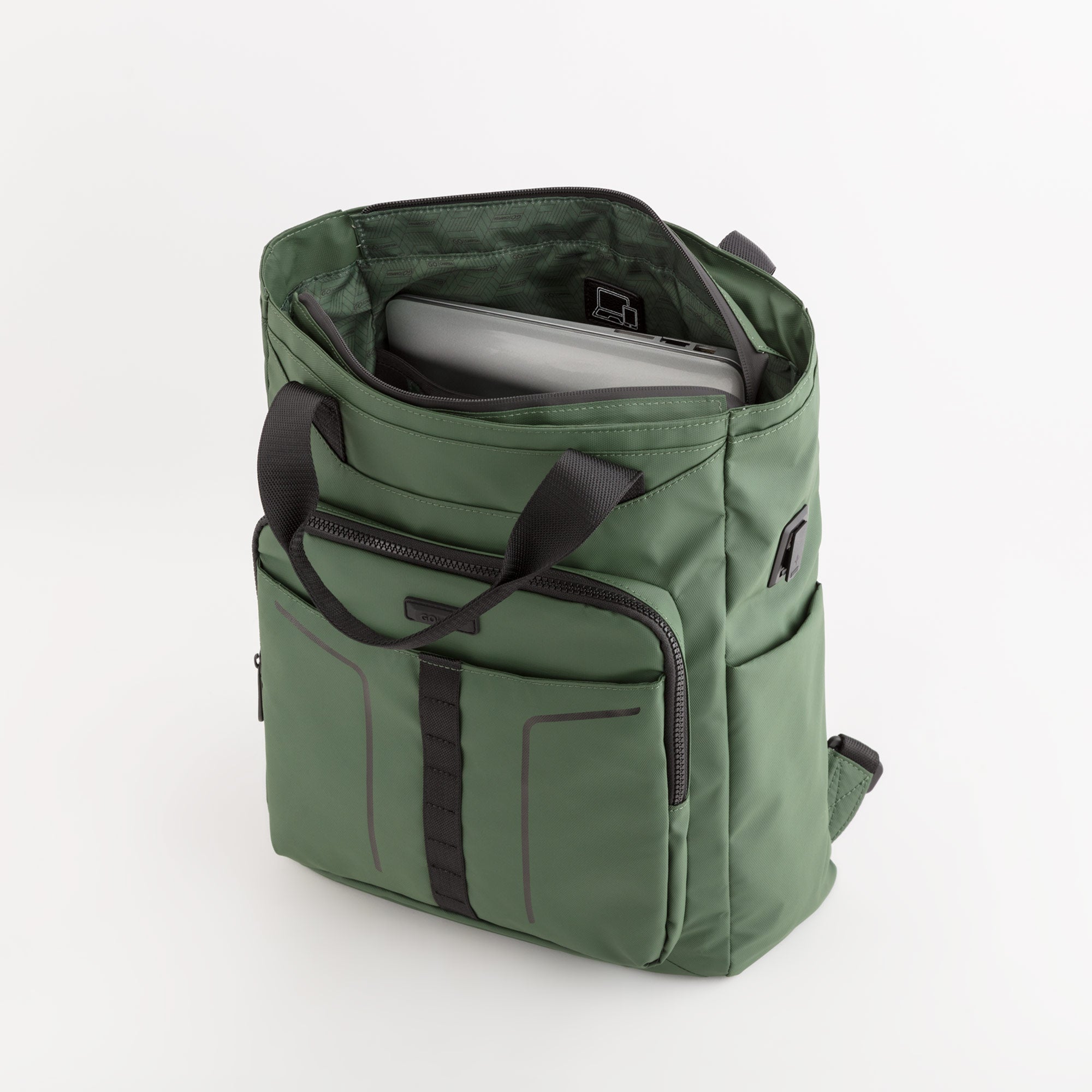 Shopping/backpack - Urban move go (winte Pine green