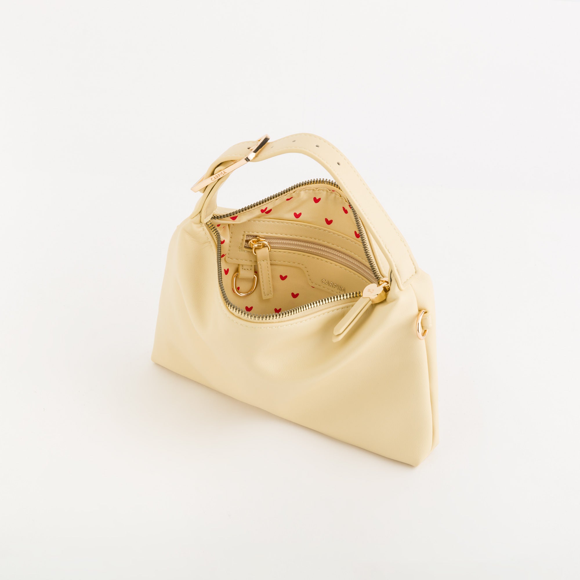Bolso de hombro para mujer - Dafne Amarillo palomitas