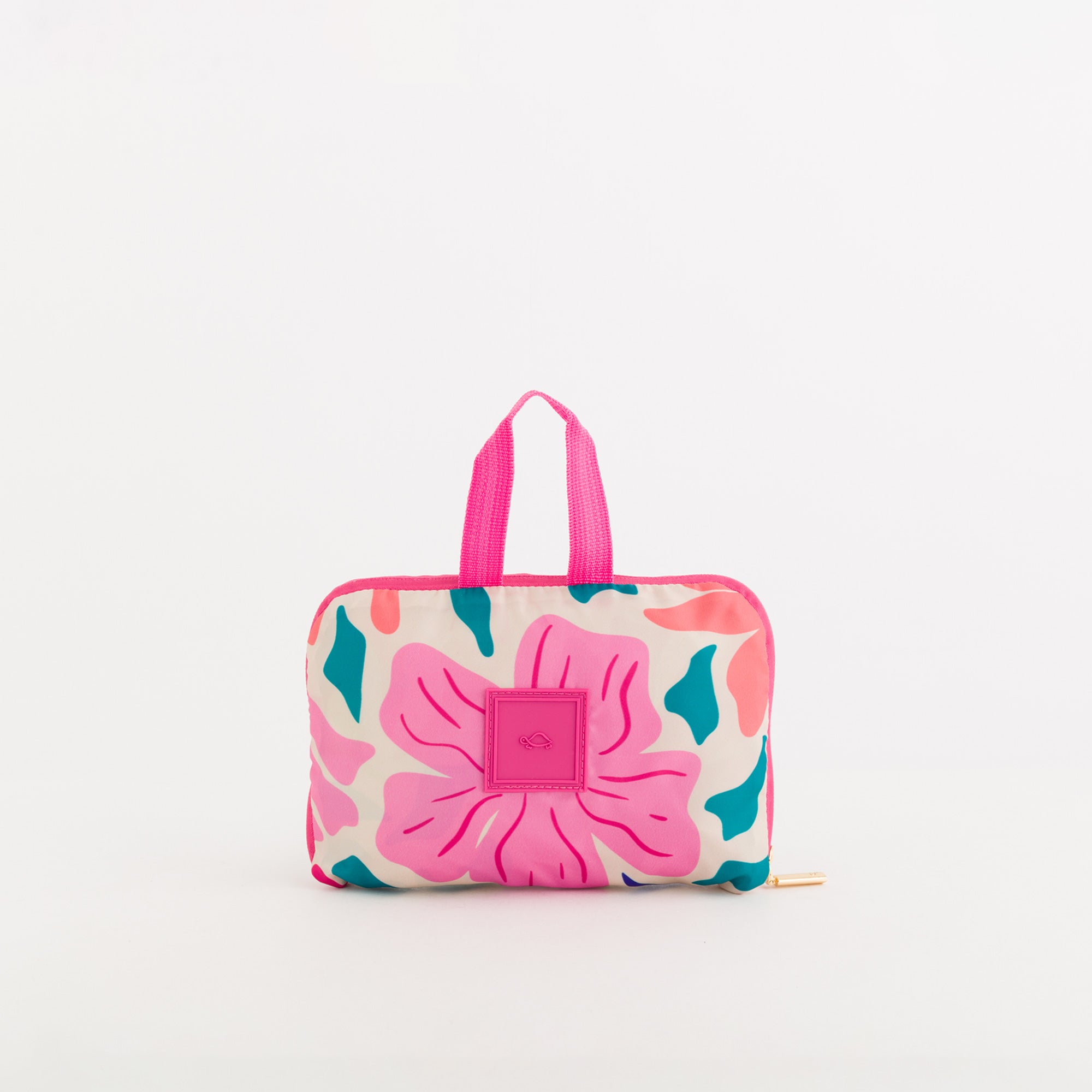 Zaino Richiudibile Donna - Gaia foldable bag Rosa/Multicolore