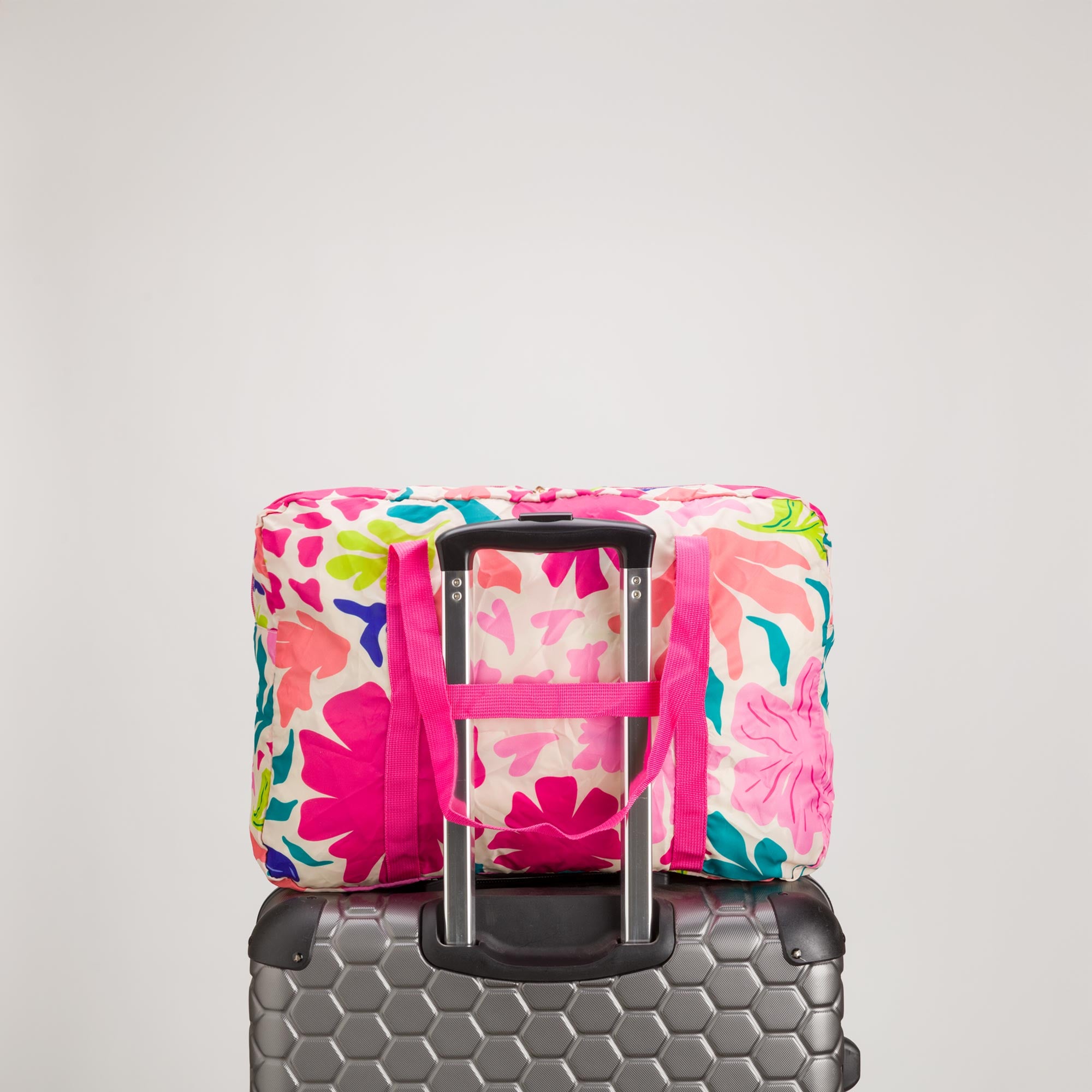 Borsone Richiudibile Donna - Gaia foldable bag Rosa/Multicolore
