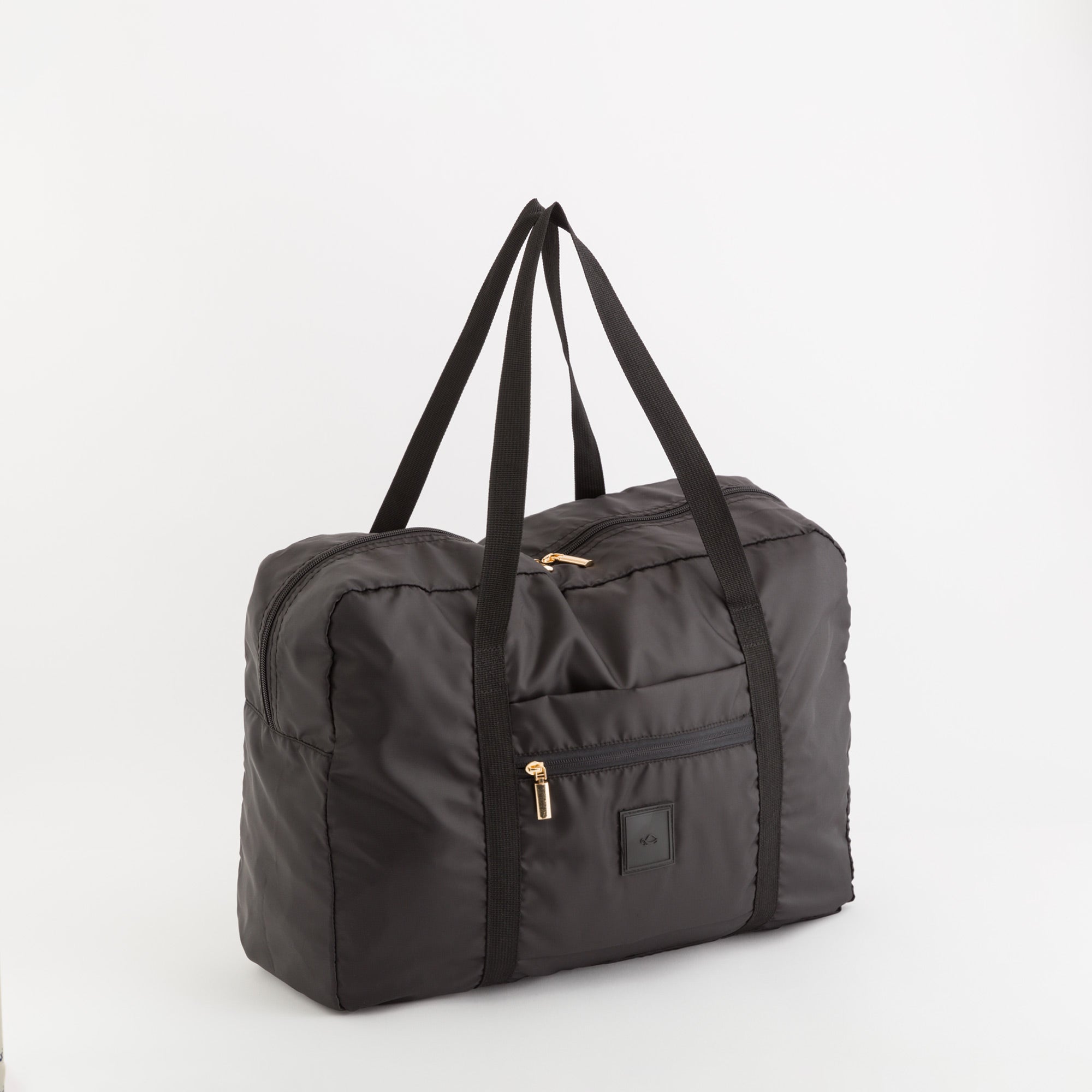 Borsone Richiudibile Donna - Gaia foldable bag fa Nero