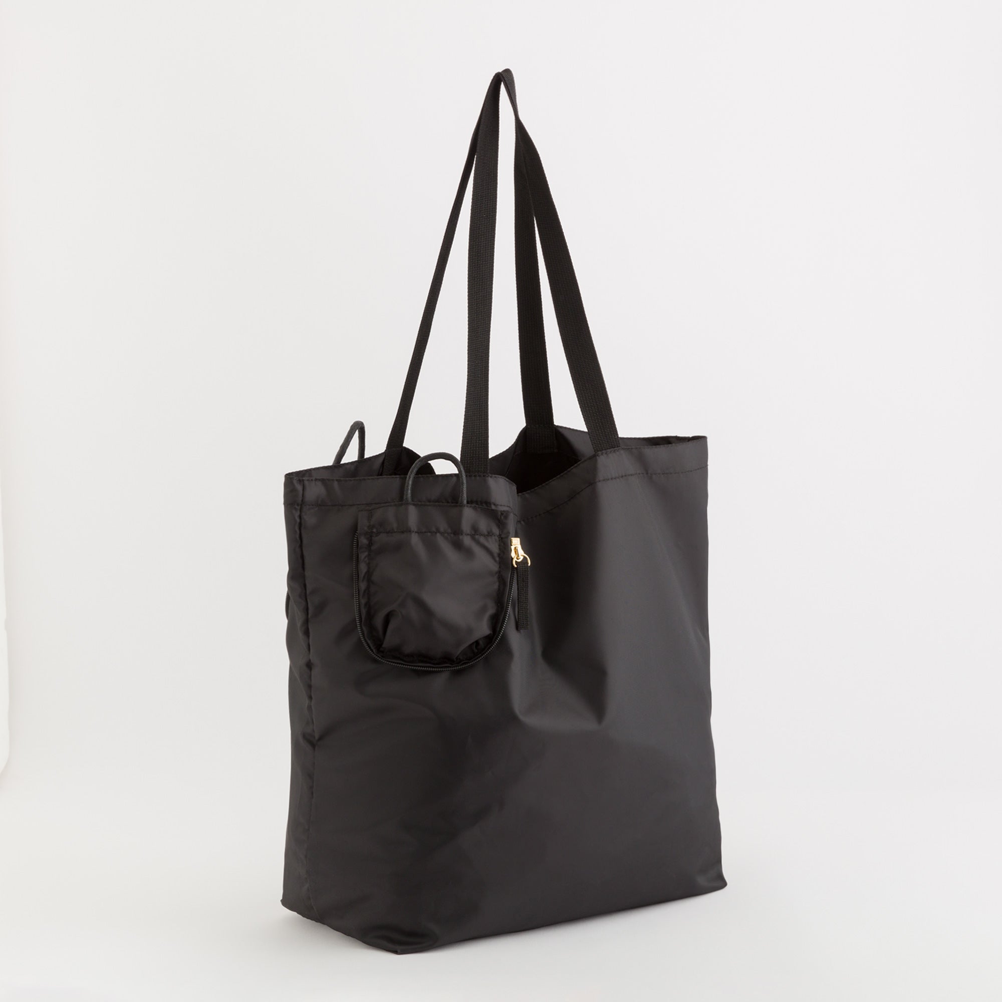 Shopping pieghevole - Gaia foldable bag fa Nero