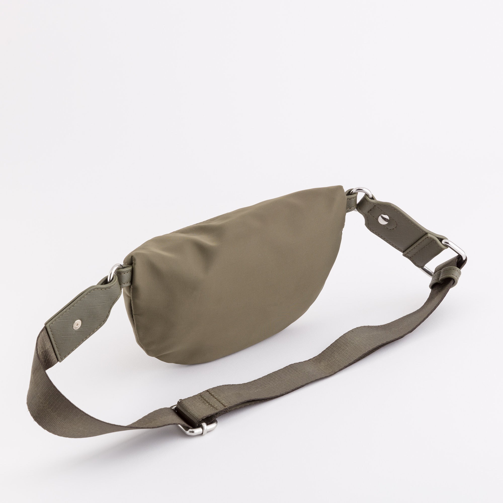 Riñonera para mujer - Bolsos Trevis verde humo