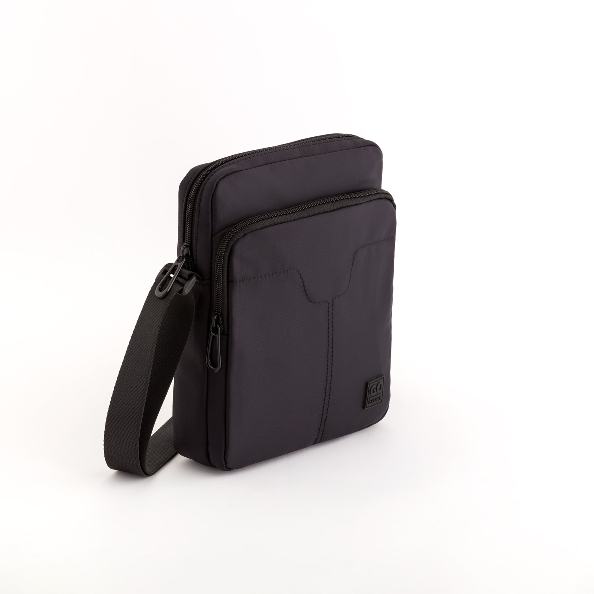 Schultertasche für Herren - Utility go Schwarz