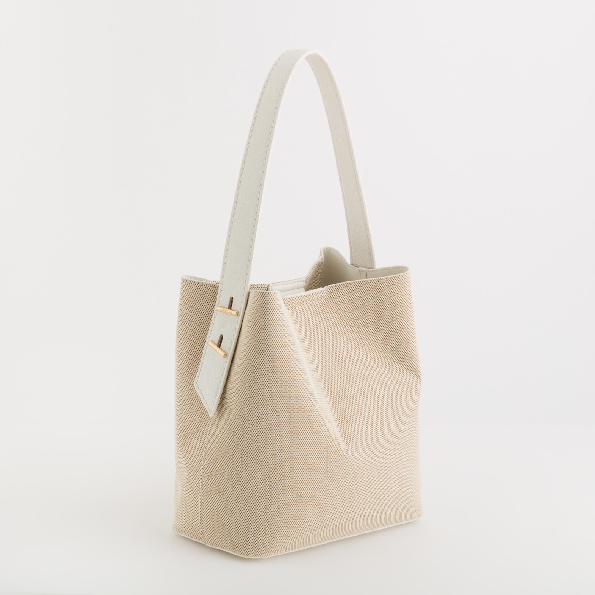Bolso de mujer - Calla Natural/Blanco