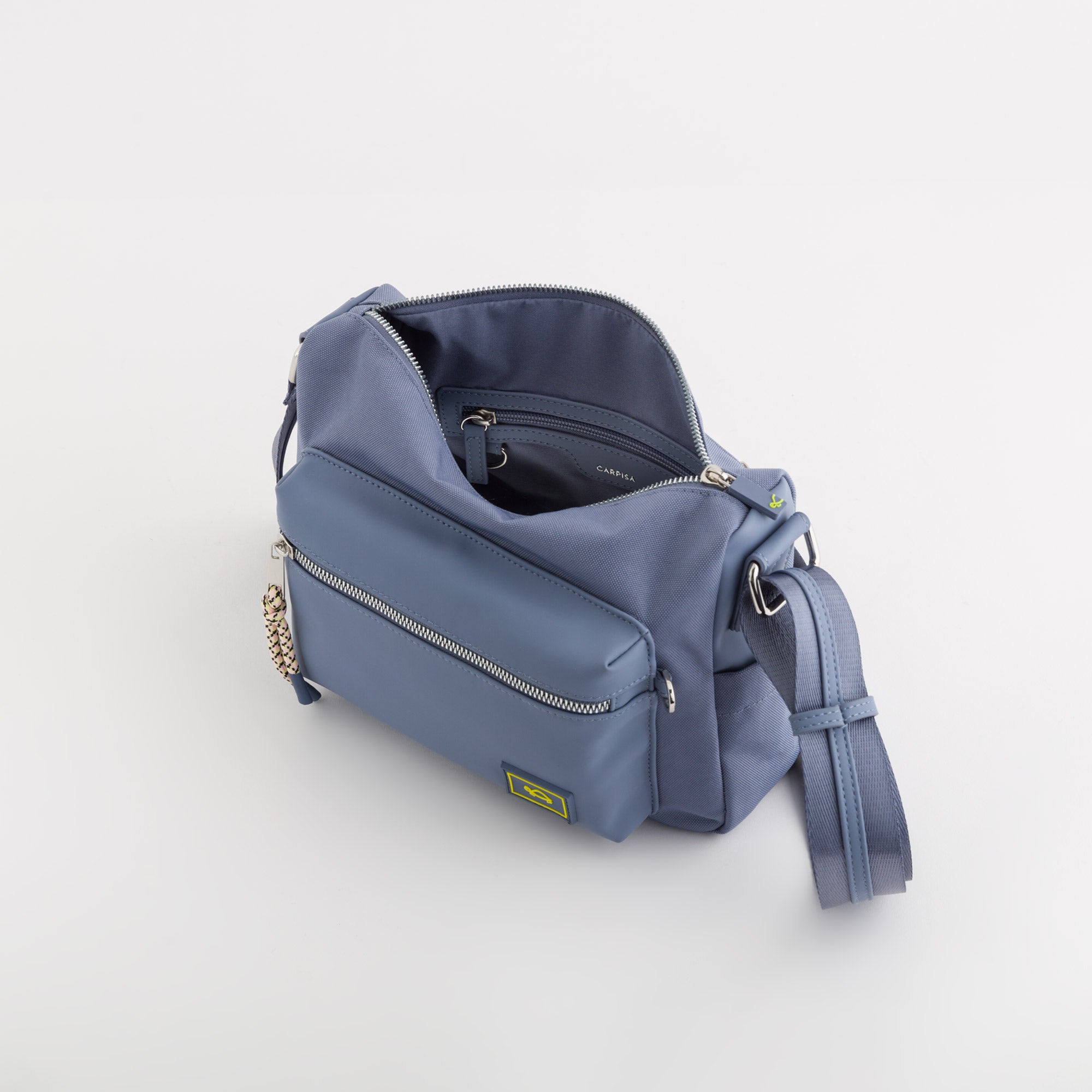 Schultertasche für Damen - Amsterdam Blauer Denim